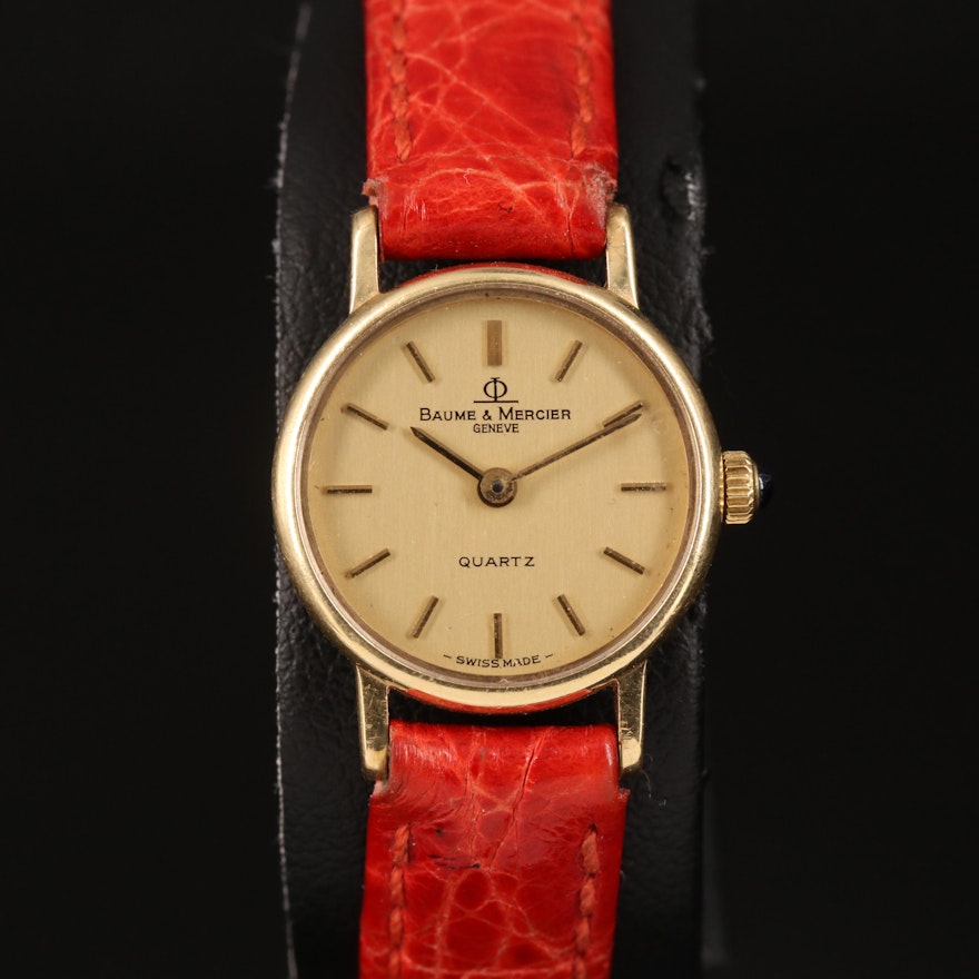 14K Baume & Mercier Quartz Wristwatch