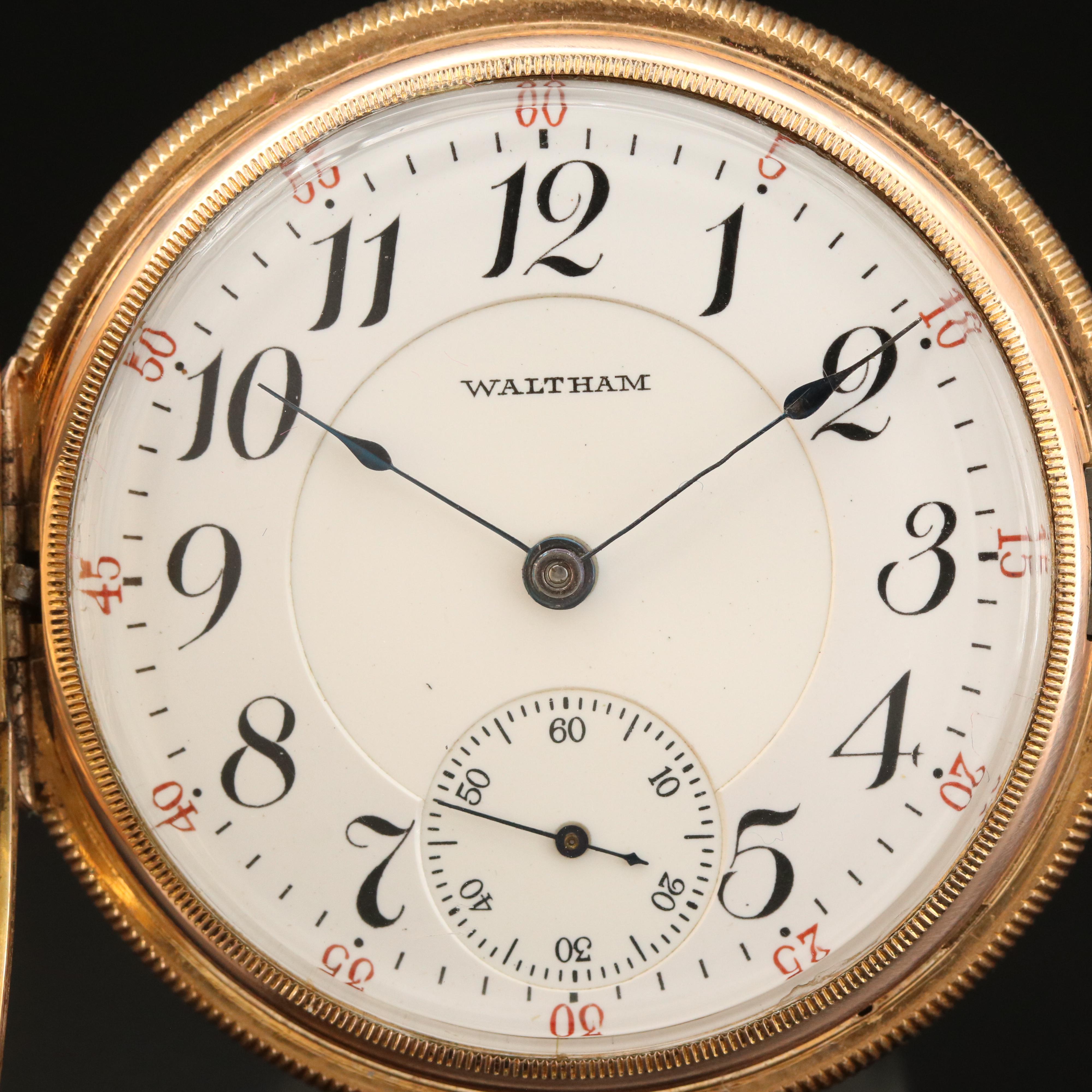 1904 Waltham Hunter Case Pocket Watch EBTH