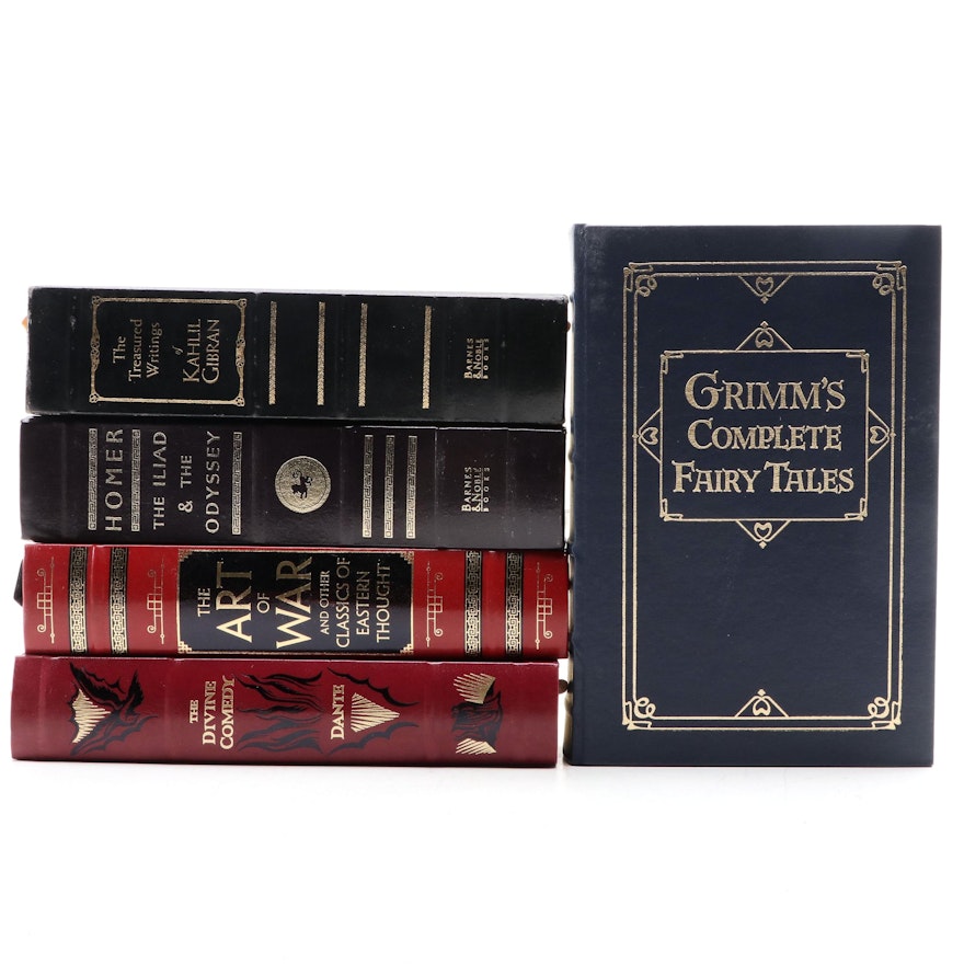 Leather Bound "The Divine Comedy" by Dante Alighieri and More Classics
