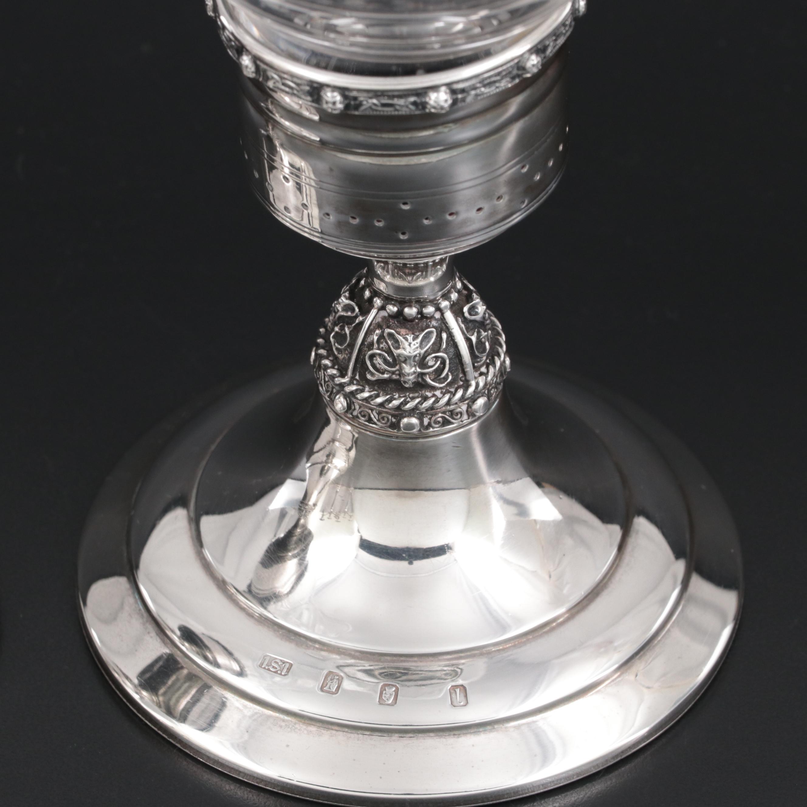 Irish Silver Ltd. Sterling Silver Candelabras and Candlesticks with