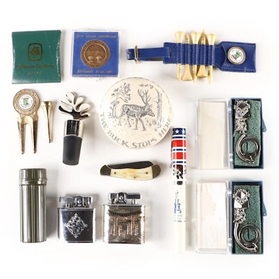 Prince Etched Metal Lighters, St. Andrews Old Course Tees and Other Souvenirs