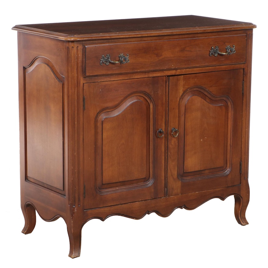 Townsend Mfg. Co. French Provincial Style Cherrywood Side Cabinet