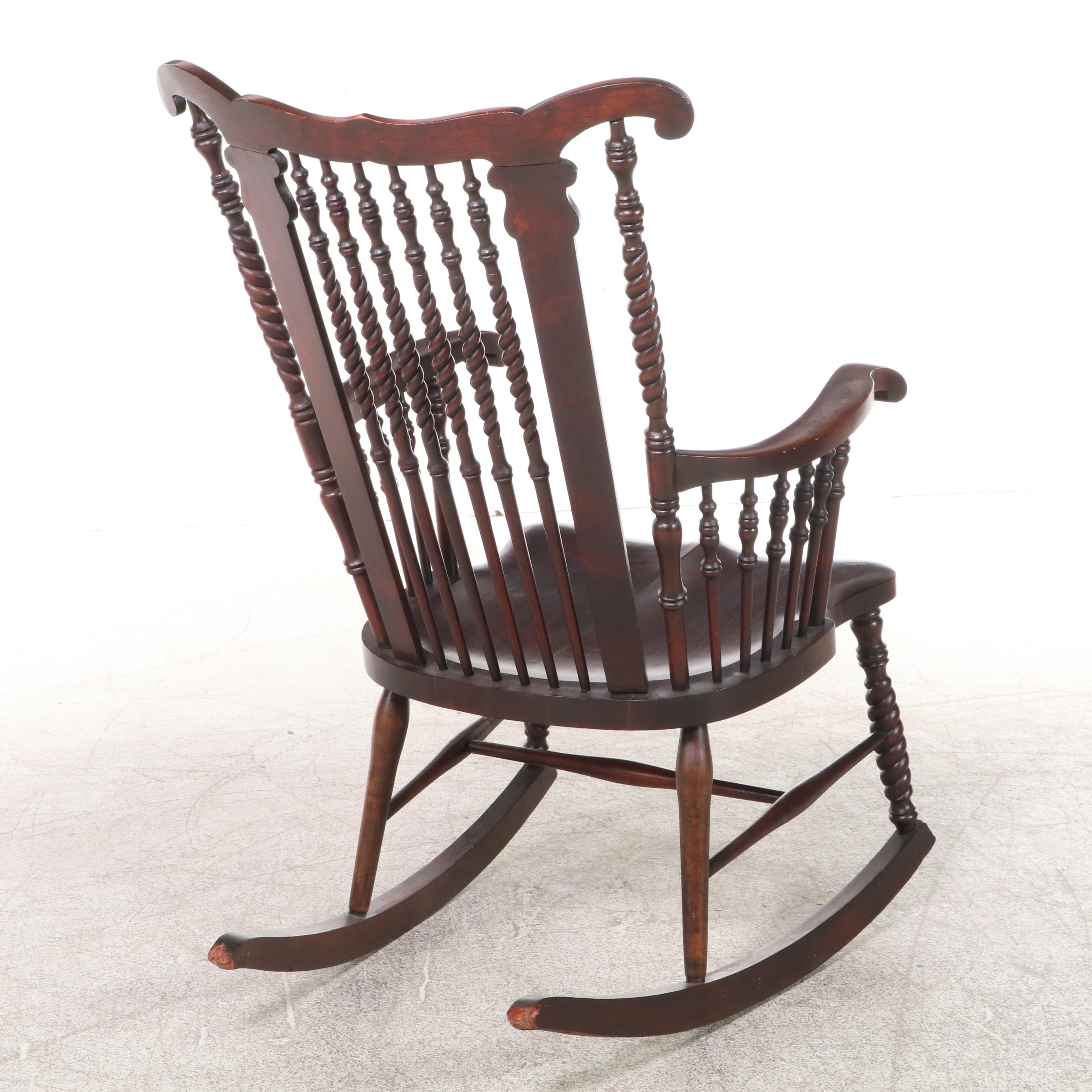 american-aesthetic-movement-mahogany-stained-birch-rocker-circa-1900