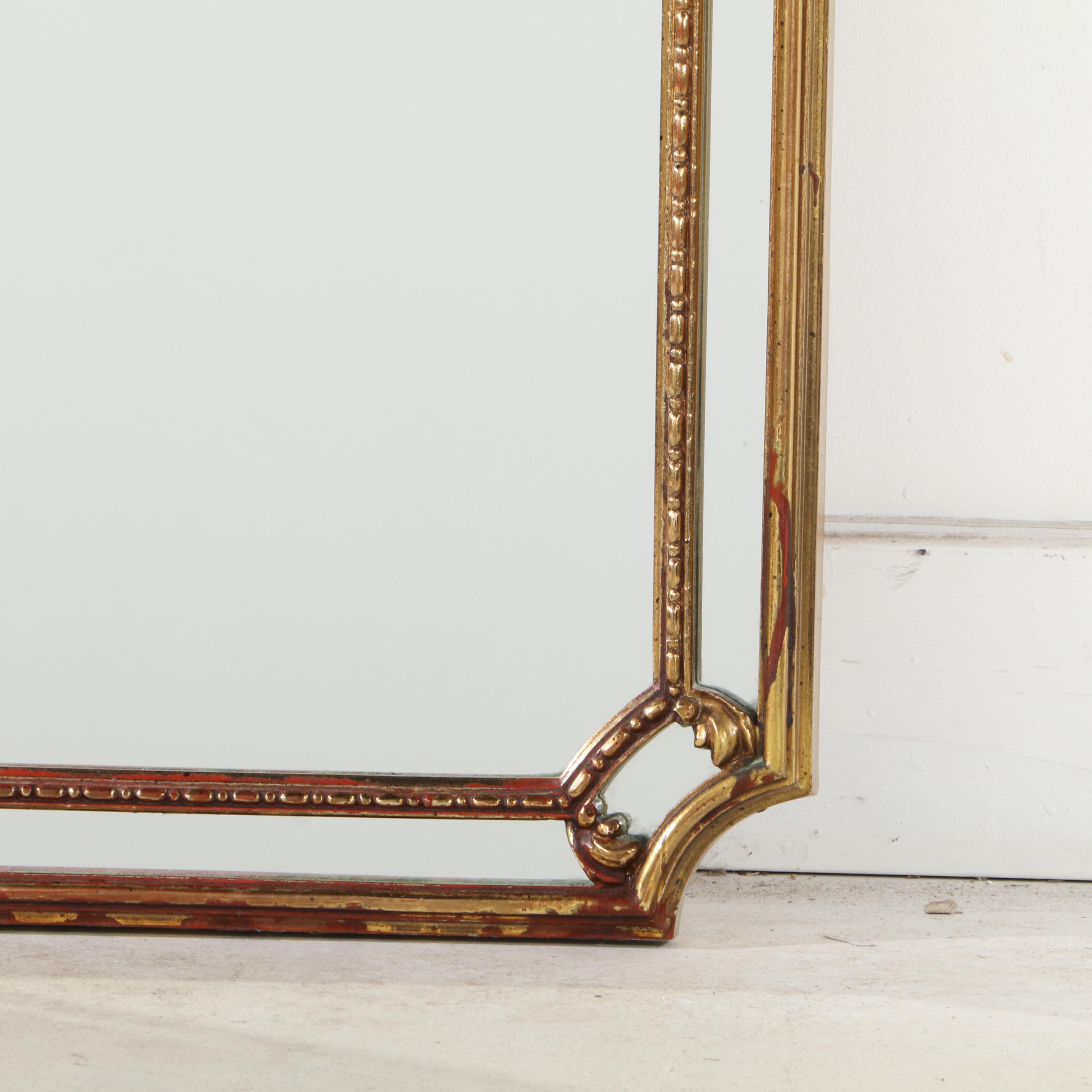 Carolina MIrror Company Neoclassical Style Gilt Composite Mirror EBTH