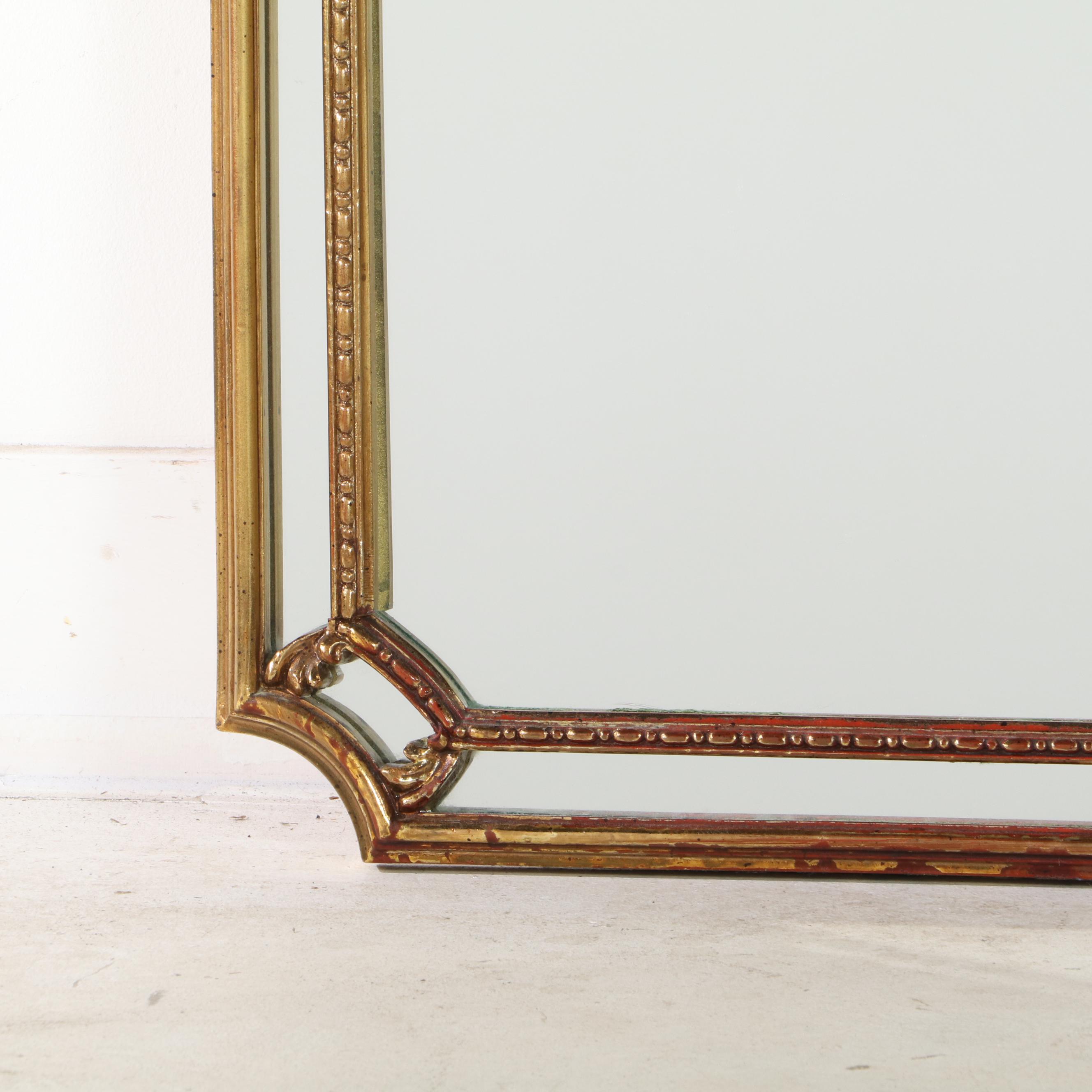 Carolina MIrror Company Neoclassical Style Gilt Composite Mirror EBTH