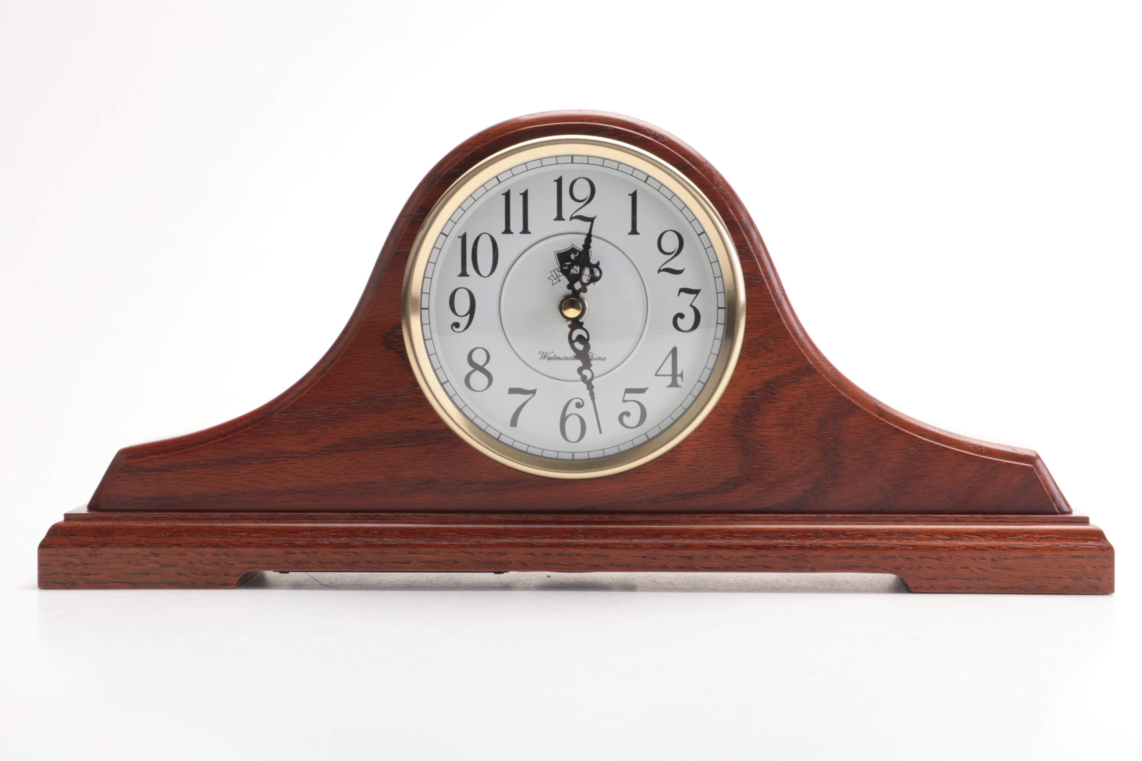 Infinity Instruments Westminster Chime Mantel Clock and Howard Miller