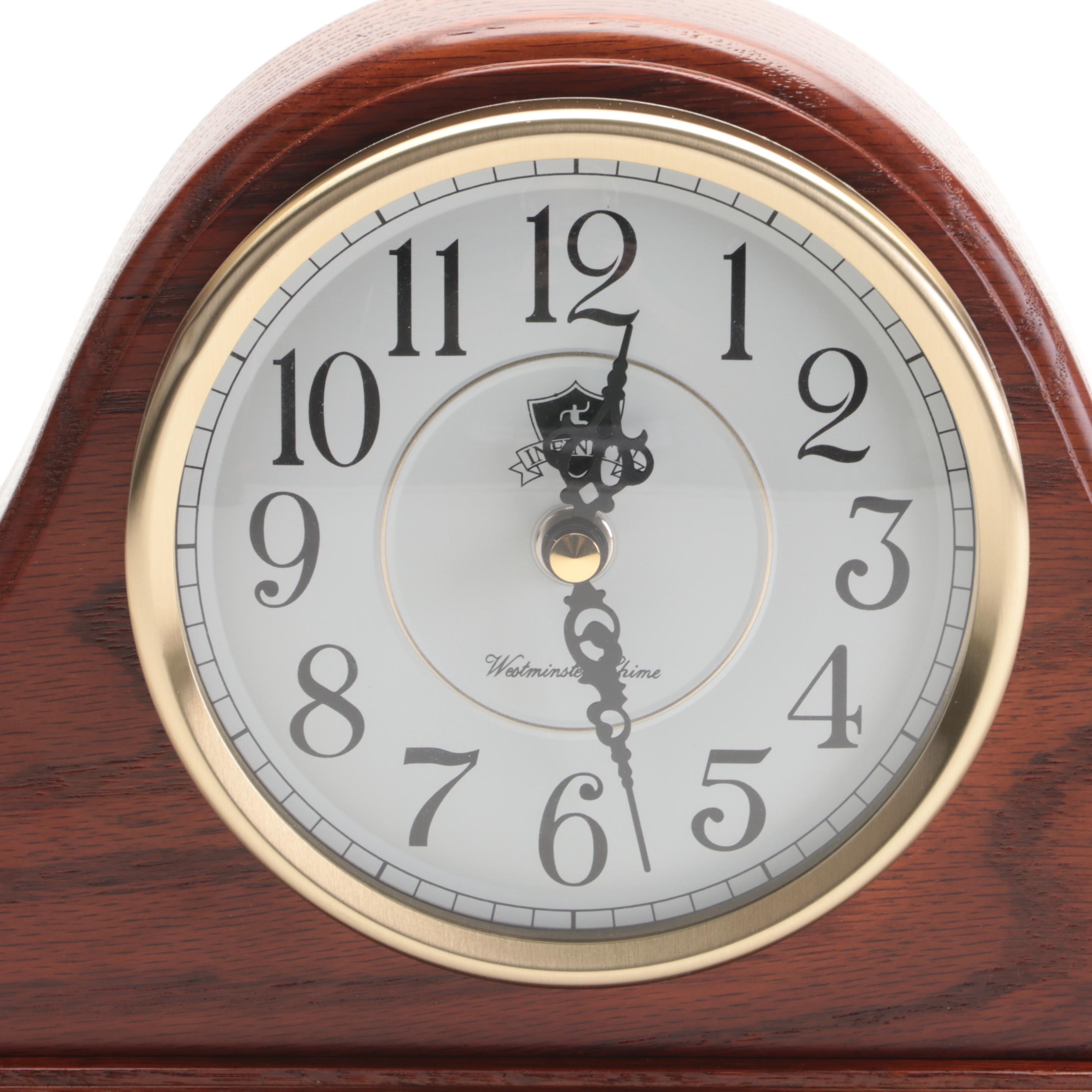 Infinity Instruments Westminster Chime Mantel Clock and Howard Miller