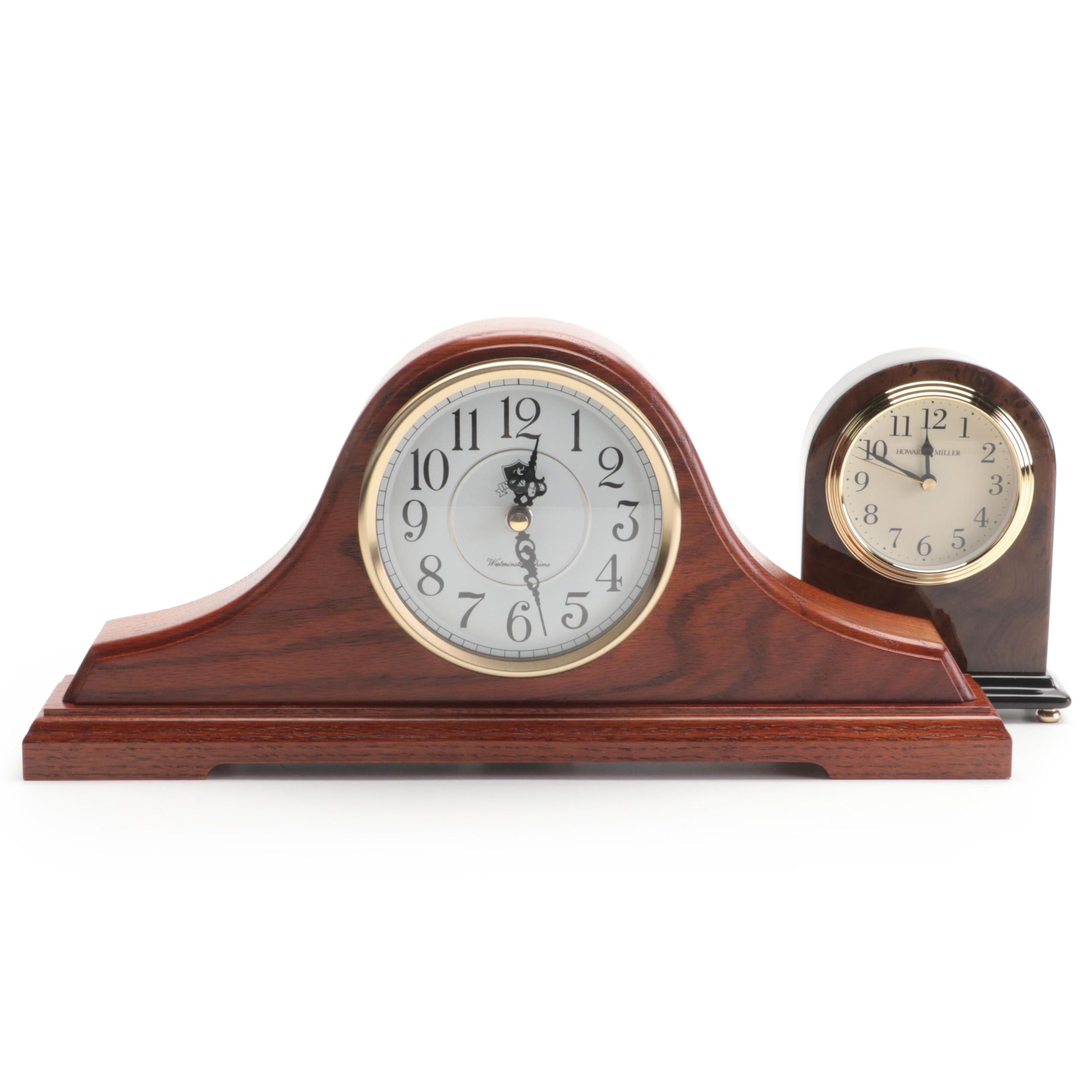 Infinity Instruments Westminster Chime Mantel Clock and Howard Miller