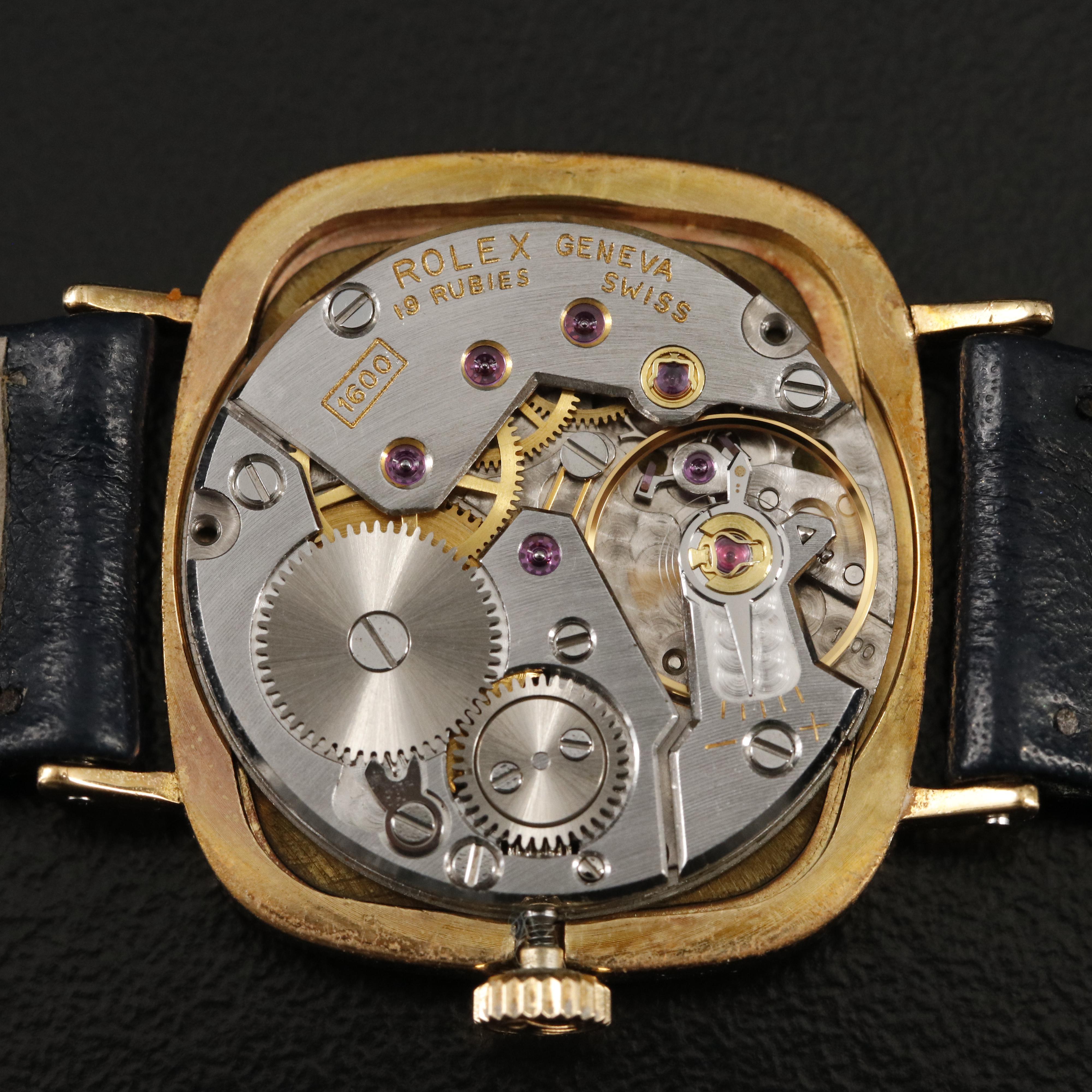 18K Rolex Cellini Blue Gradation Wristwatch | EBTH