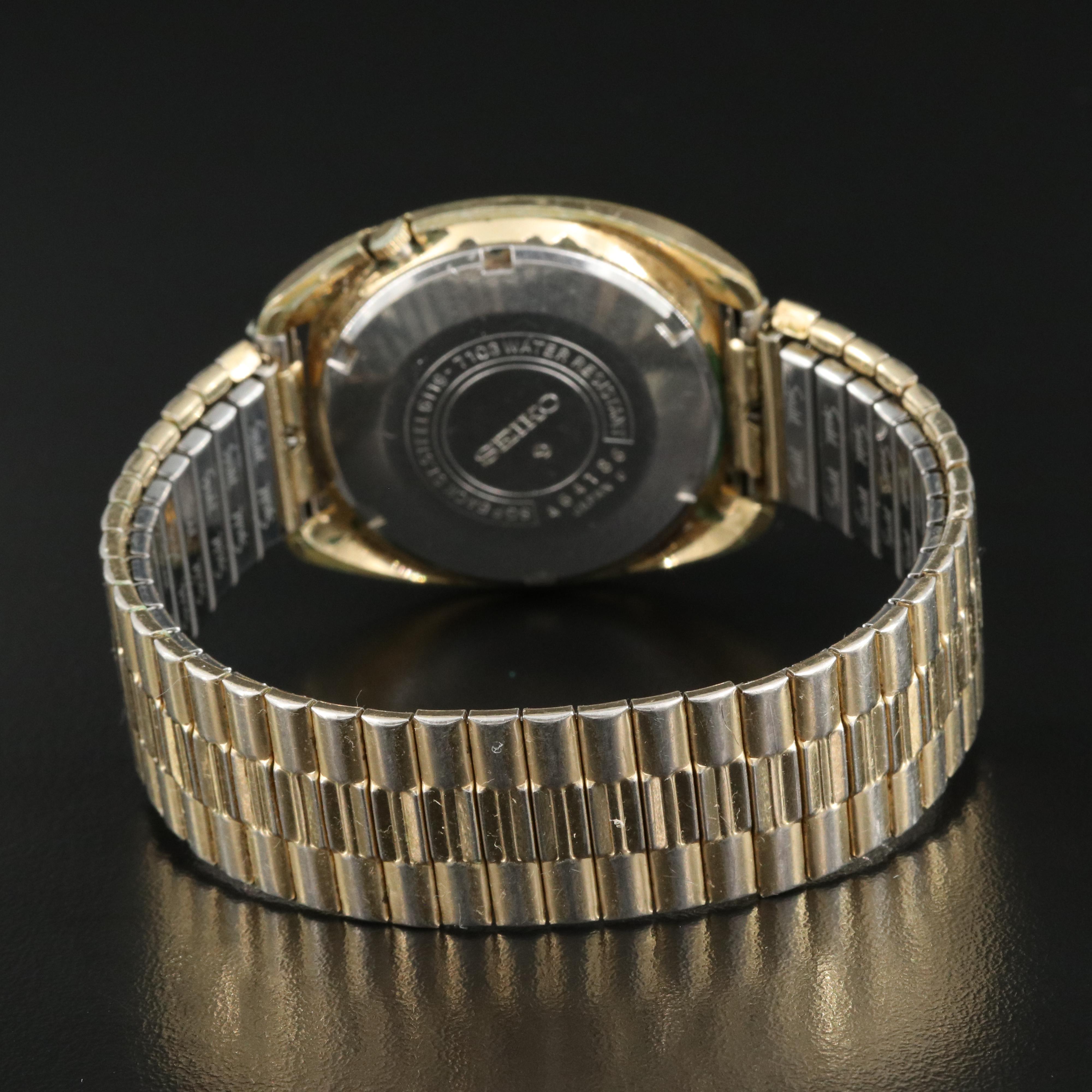 Vintage Seiko Cushion Case Automatic Wristwatch EBTH