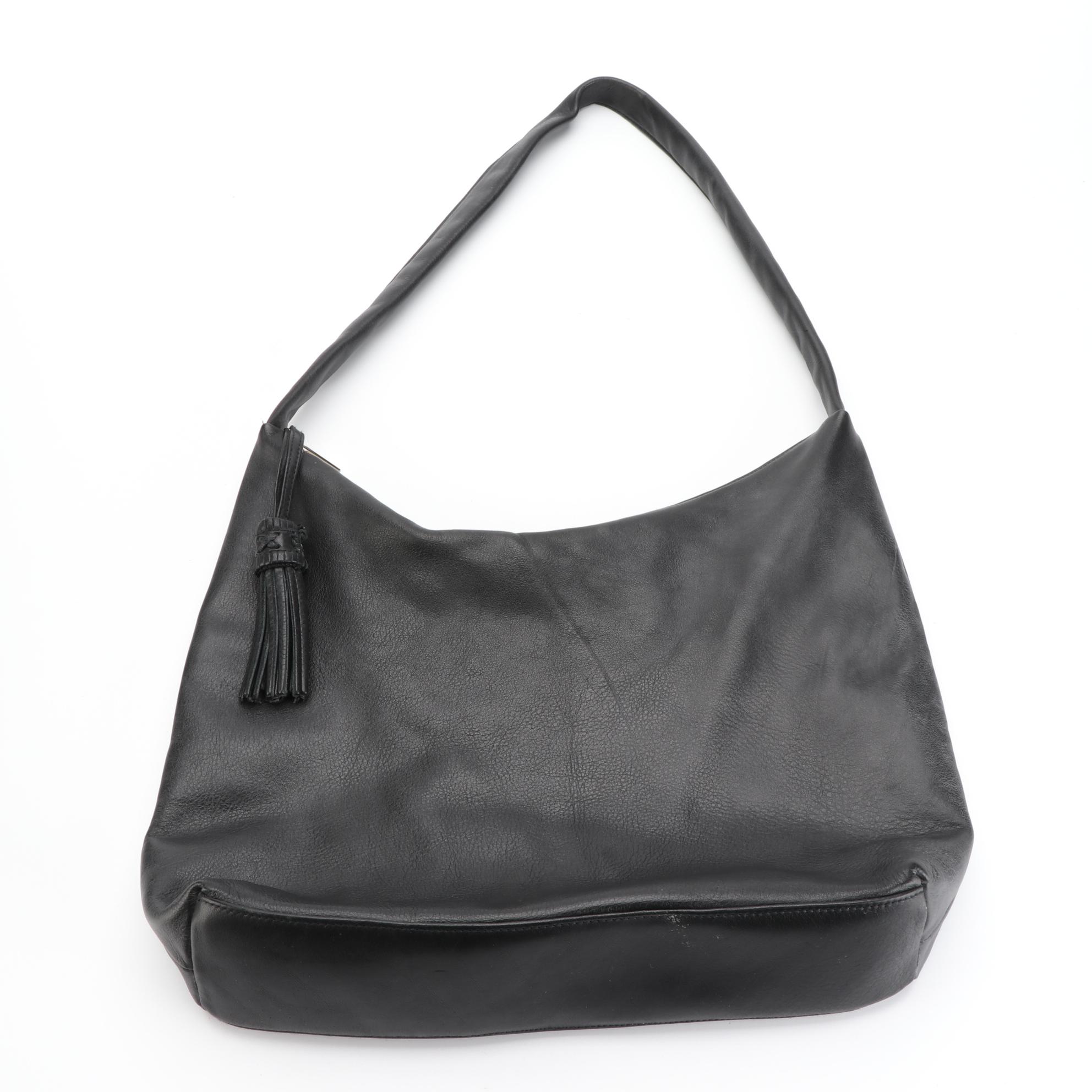 Antonio Melani and Tignanello Black Leather Shoulder Bags EBTH