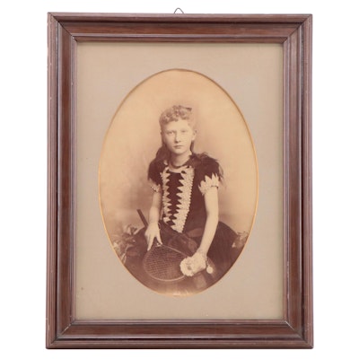 Albumen Photograph of Female Portrait, Late 19th Century