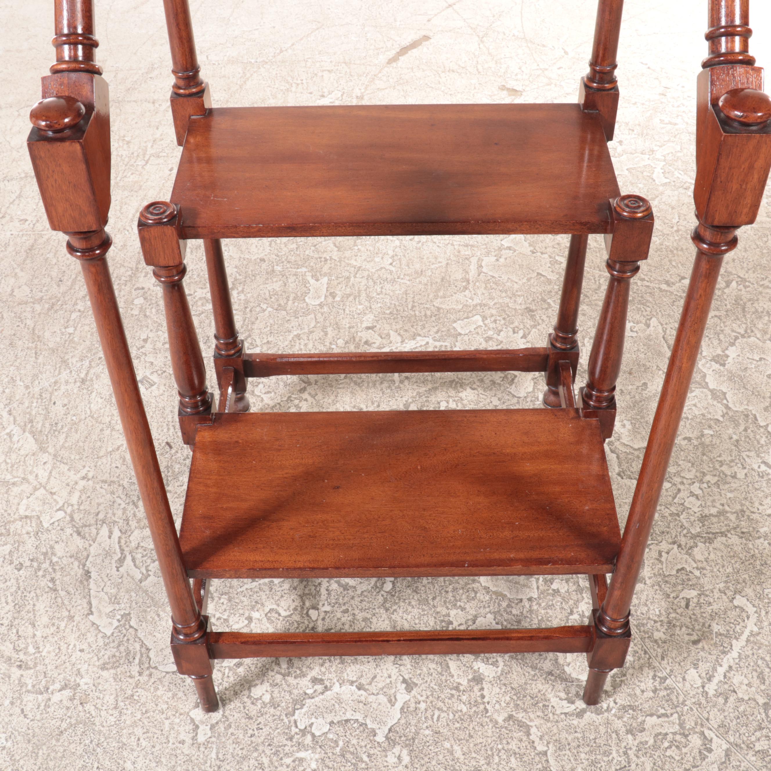 Set of Wellington Hall Mahogany Library Steps, Late 20th Century EBTH