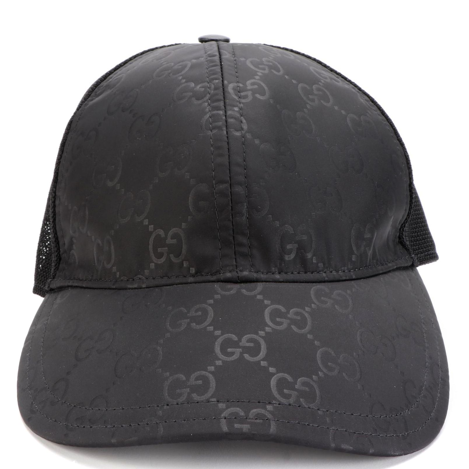 Gucci Baseball Cap in Black GG Nylon and Mesh EBTH