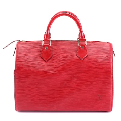 Louis Vuitton Speedy 30 in Castilian Red Epi Leather
