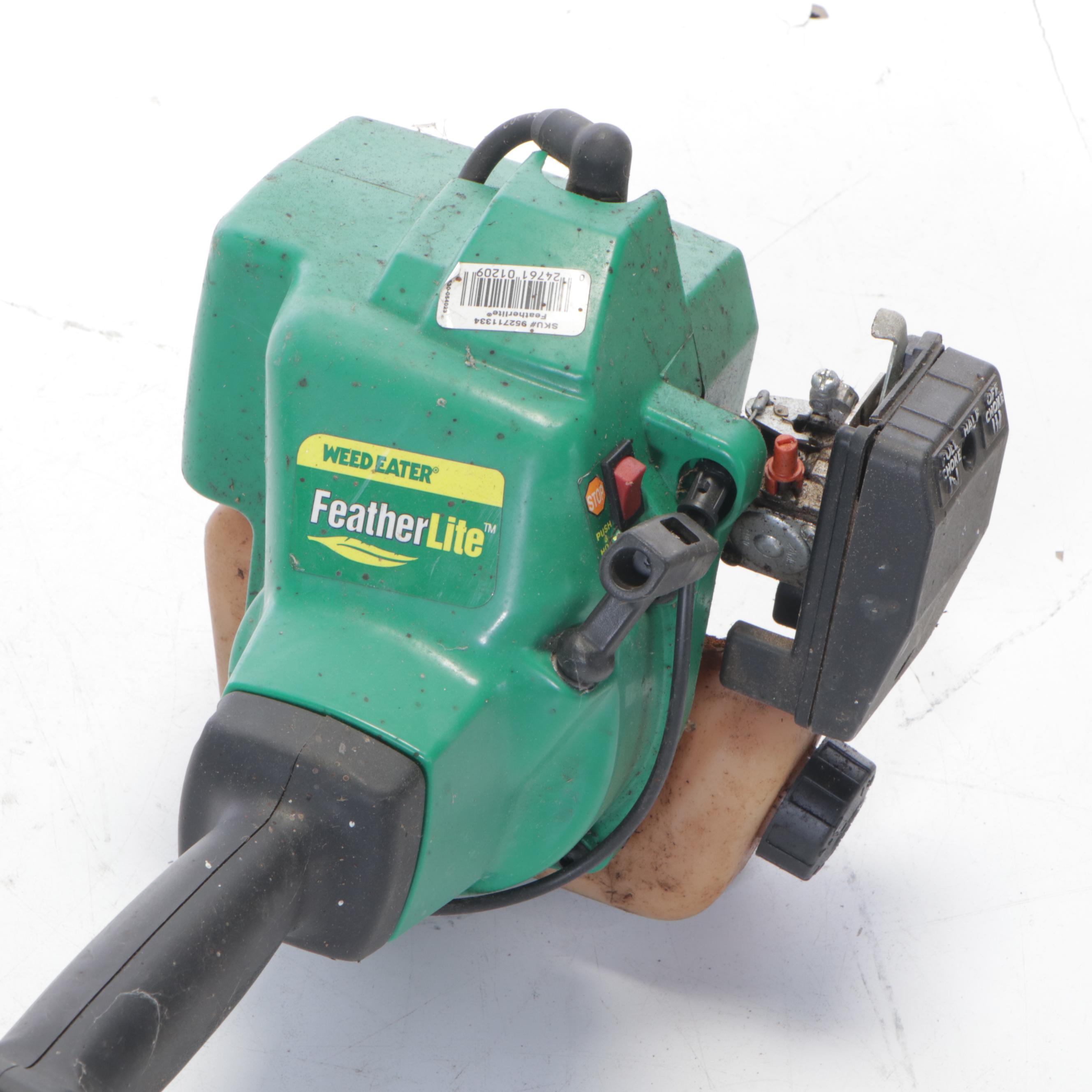 Weed Eater FeatherLite Gas Powered String Trimmer EBTH