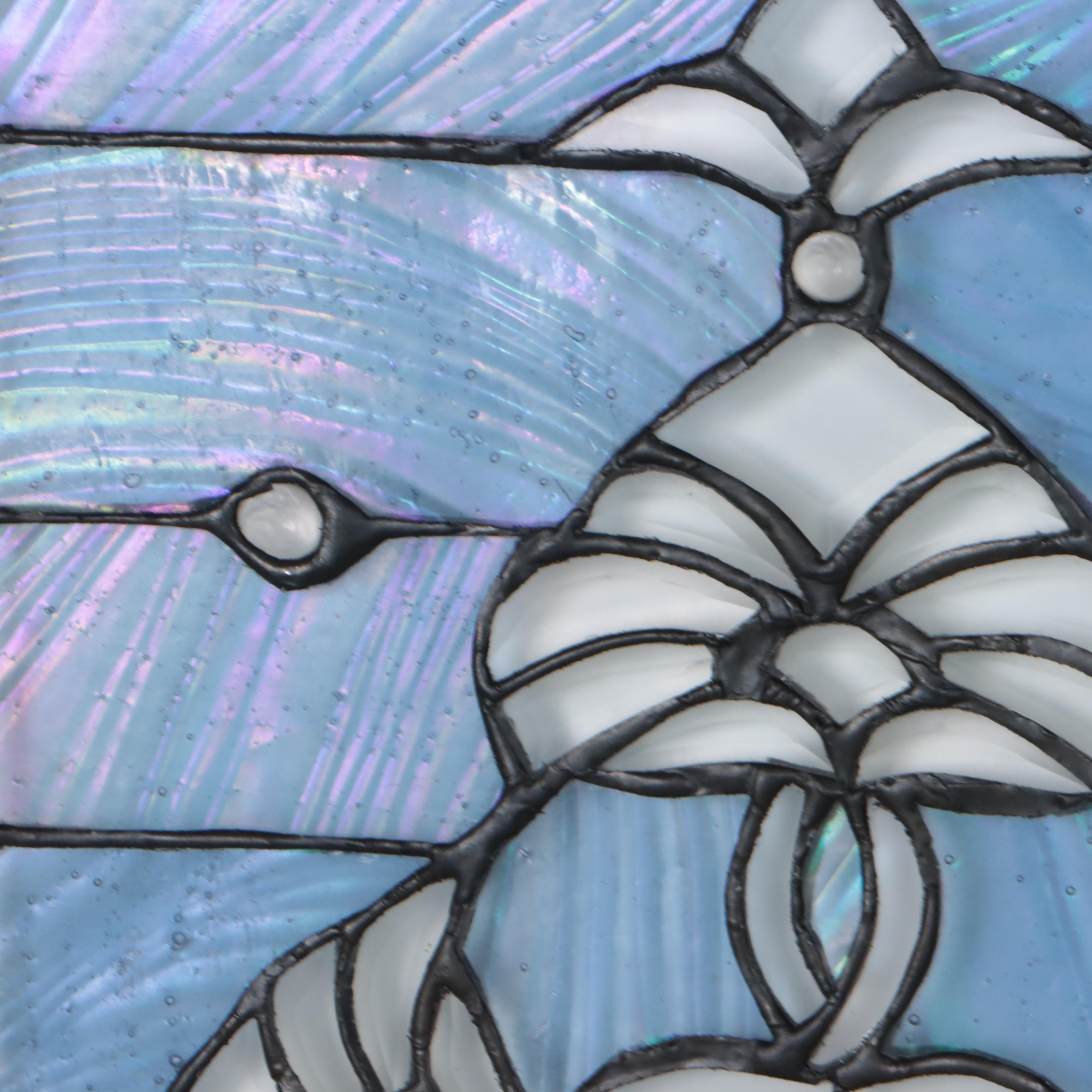 Stained Glass Hanging Window Panel EBTH