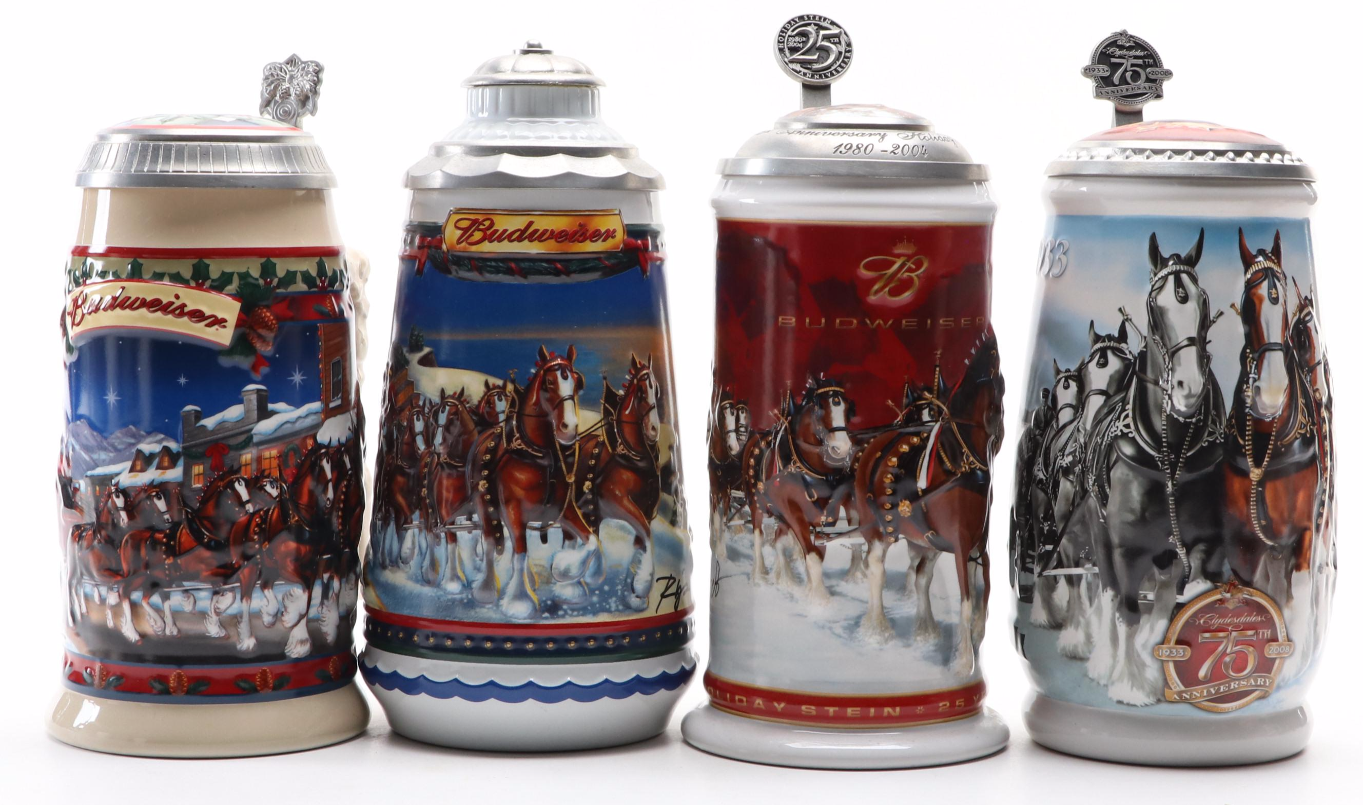 AnheuserBusch "Guiding the Way Home" and More Ceramic Holiday Steins