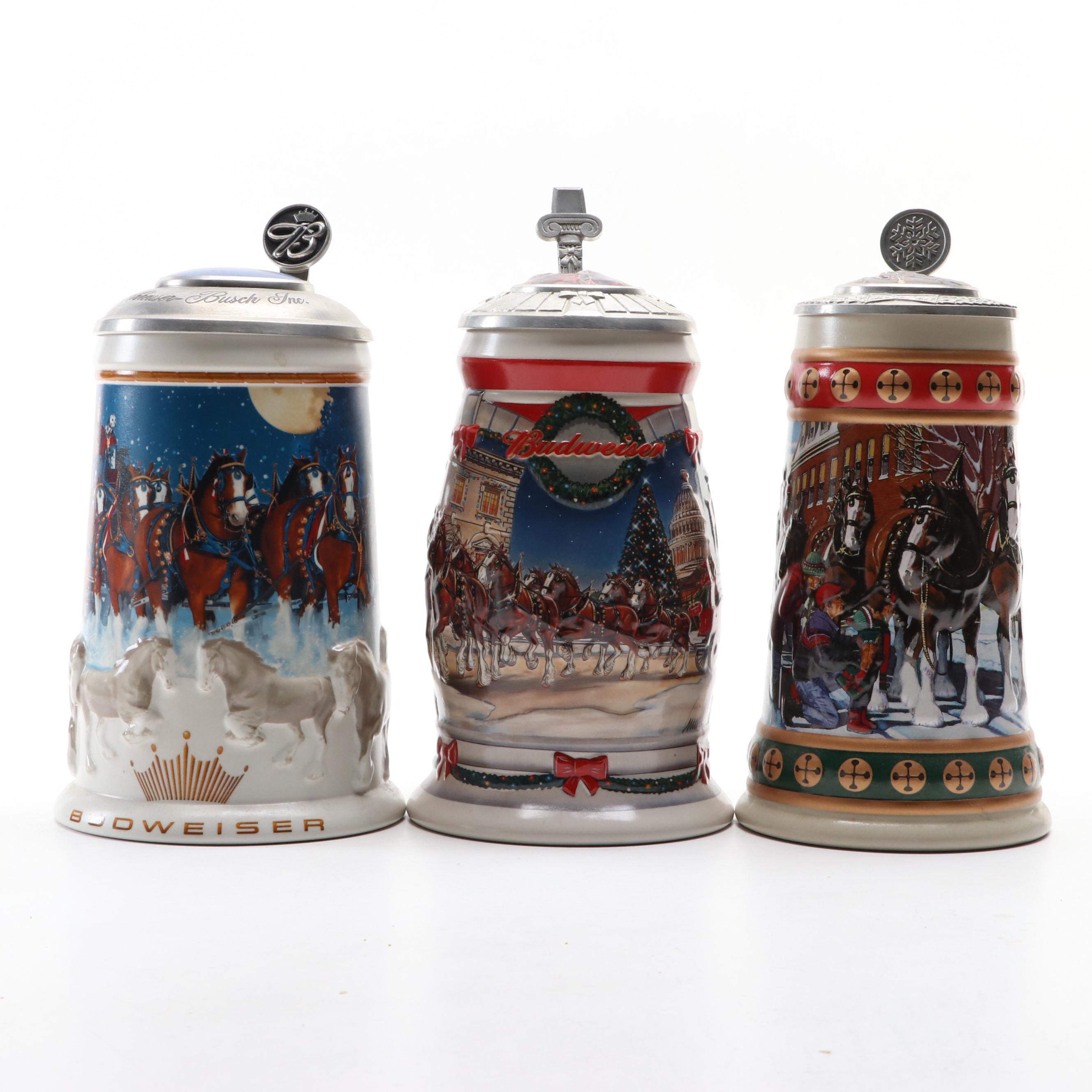AnheuserBusch "Guiding the Way Home" and More Ceramic Holiday Steins
