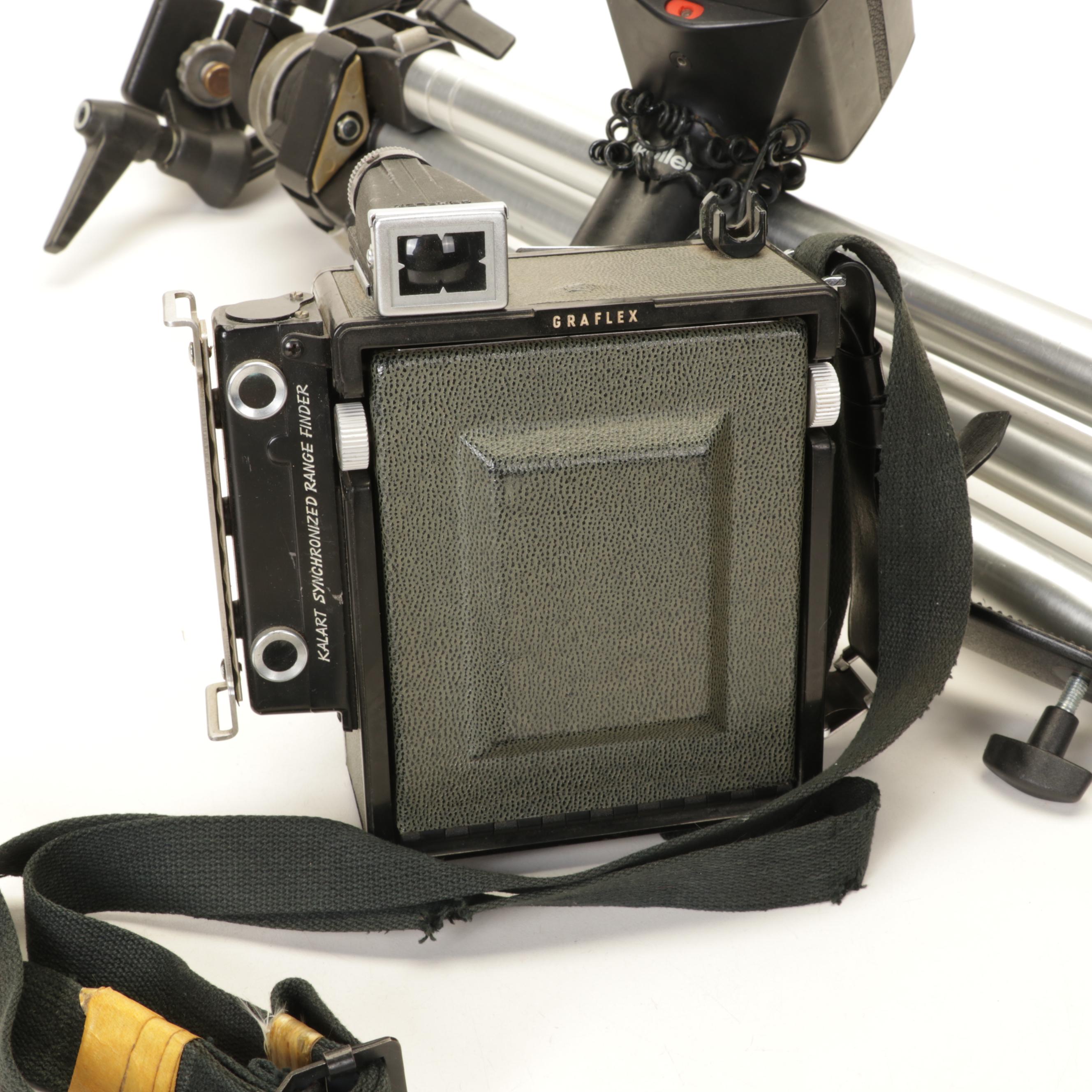 Graflex Kalart Synchronized Range Finder Camera and Other Accessories ...