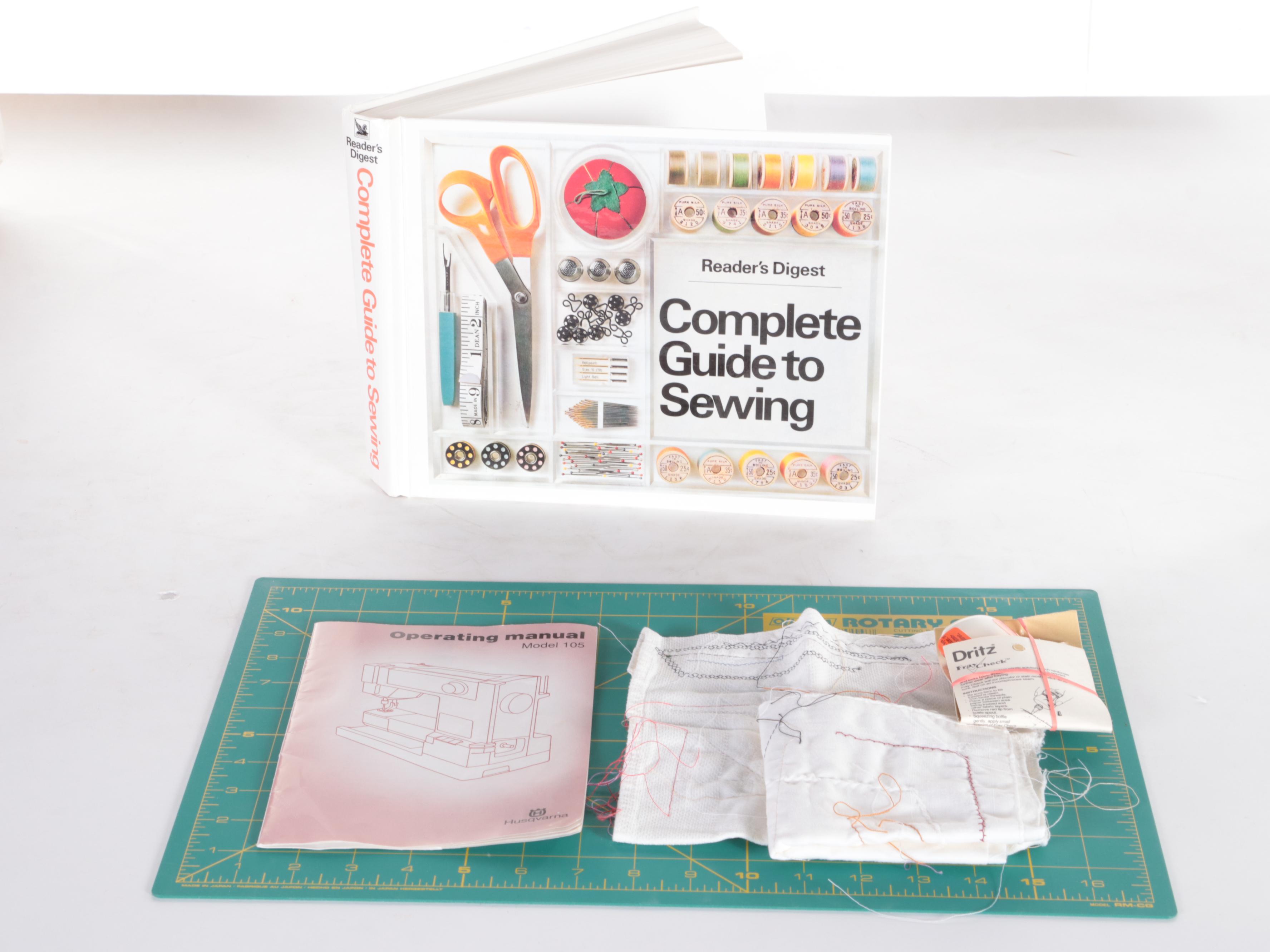 Viking Husqvarna Classica 105 Sewing Machine with Sewing Books and