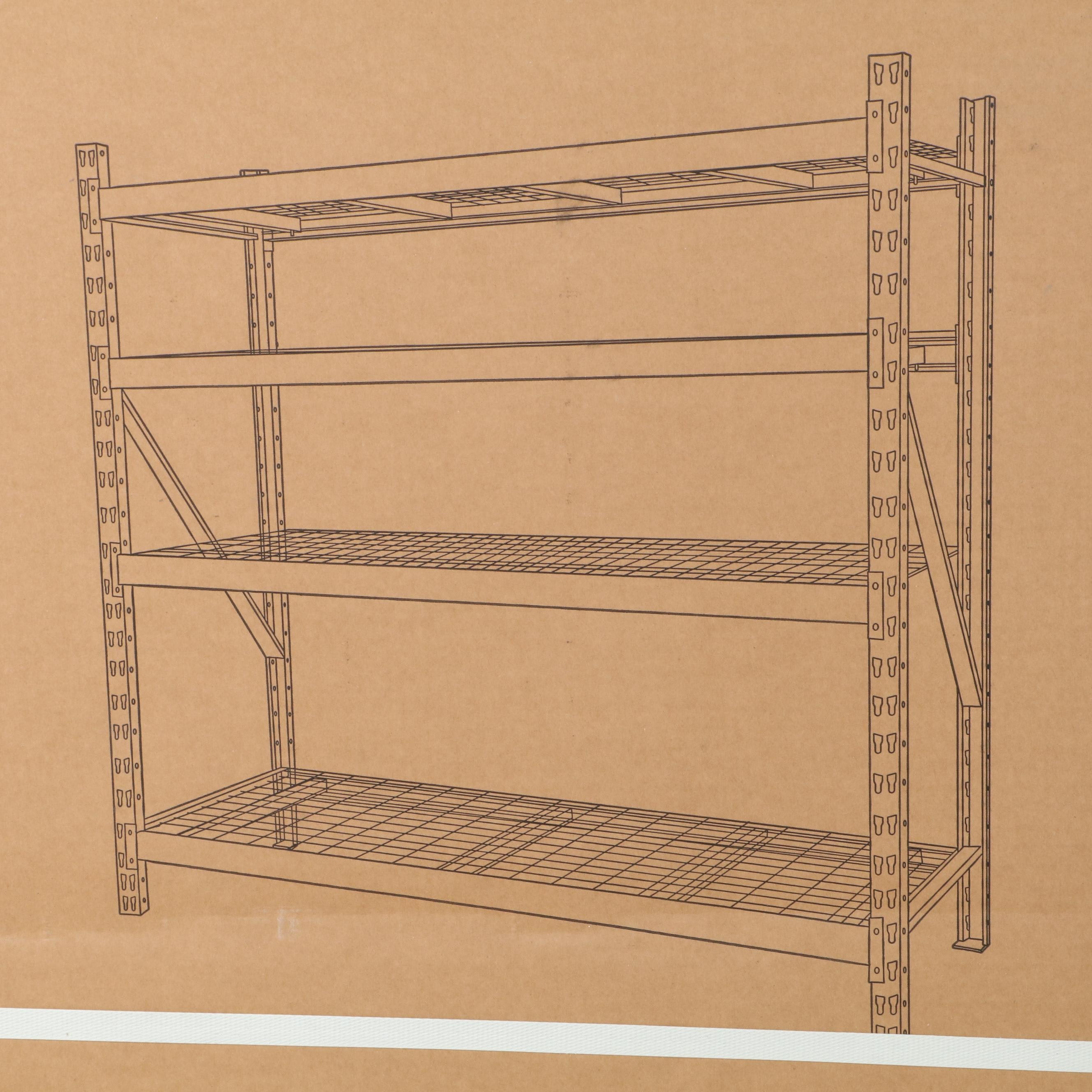 Member's Mark Industrial Heavy Duty FourShelf Storage Rack EBTH