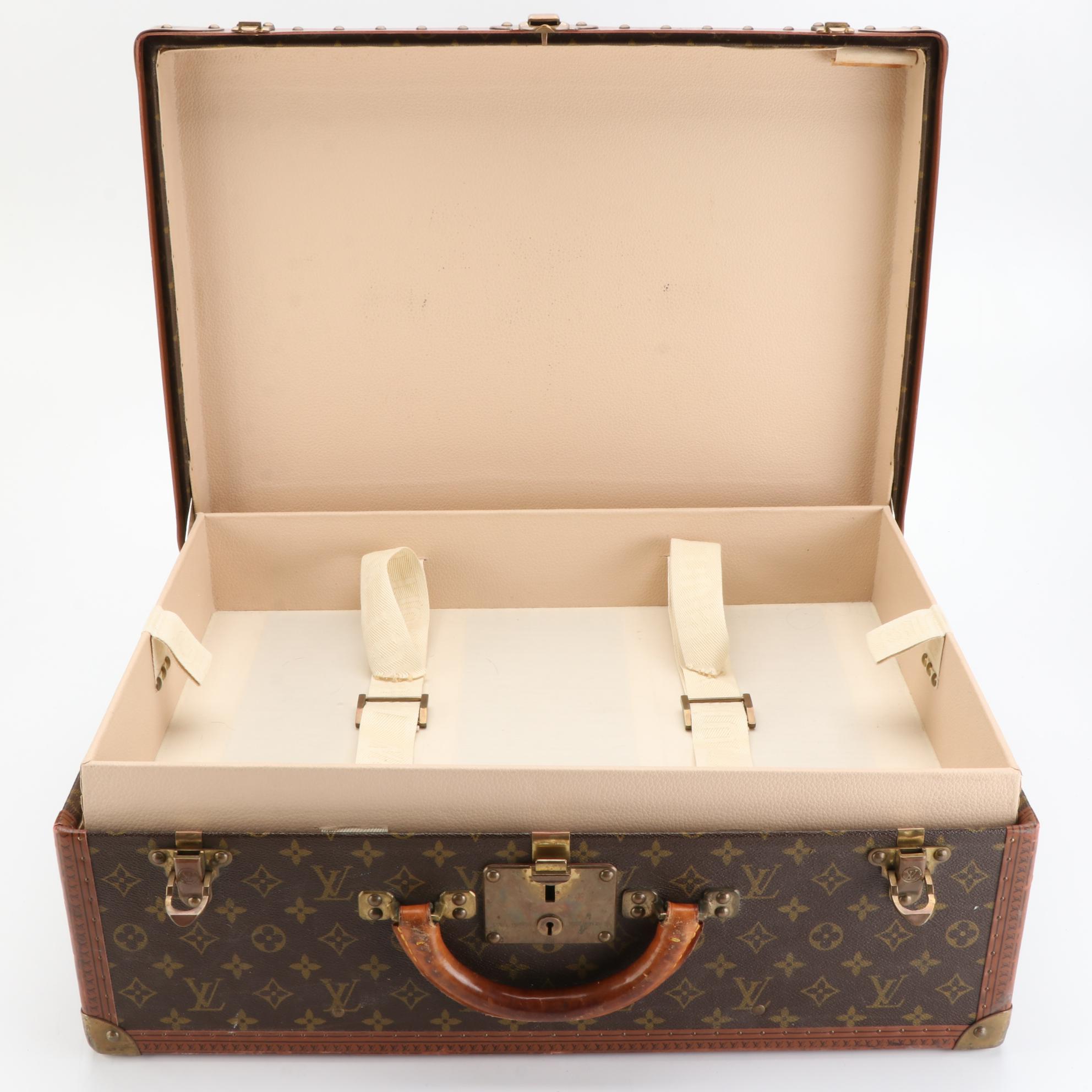 Louis Vuitton Alzer 55 Hardside Suitcase in Monogram Canvas, 1980s EBTH
