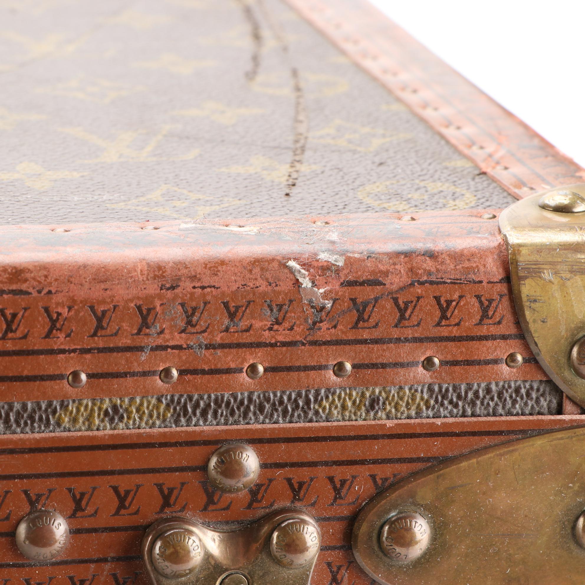 Louis Vuitton Alzer 55 Hardside Suitcase in Monogram Canvas, 1980s EBTH