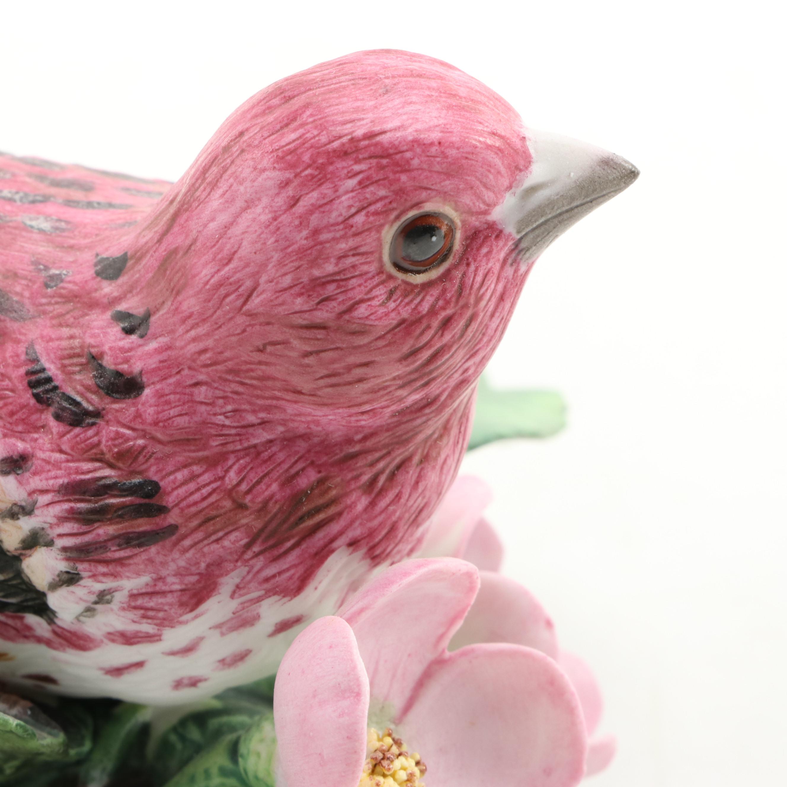 Lenox "Purple Finch", "Barn Swallow" and "Chipping Sparrow" Porcelain