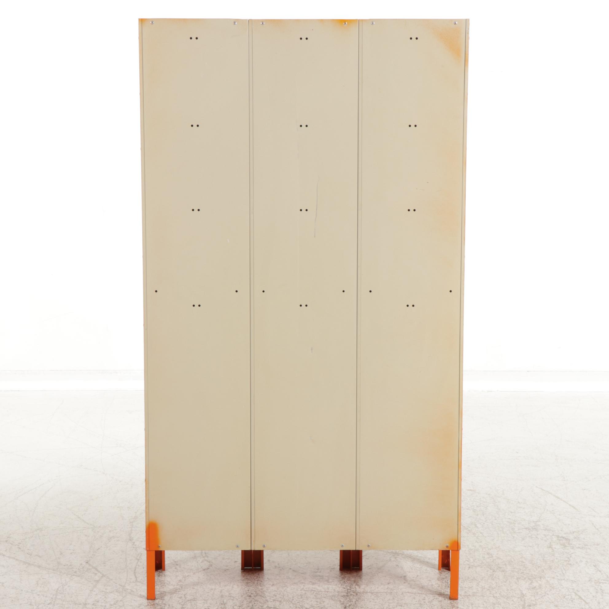 Republic Storage Systems Industrial Style Metal Lockers, Late 20th