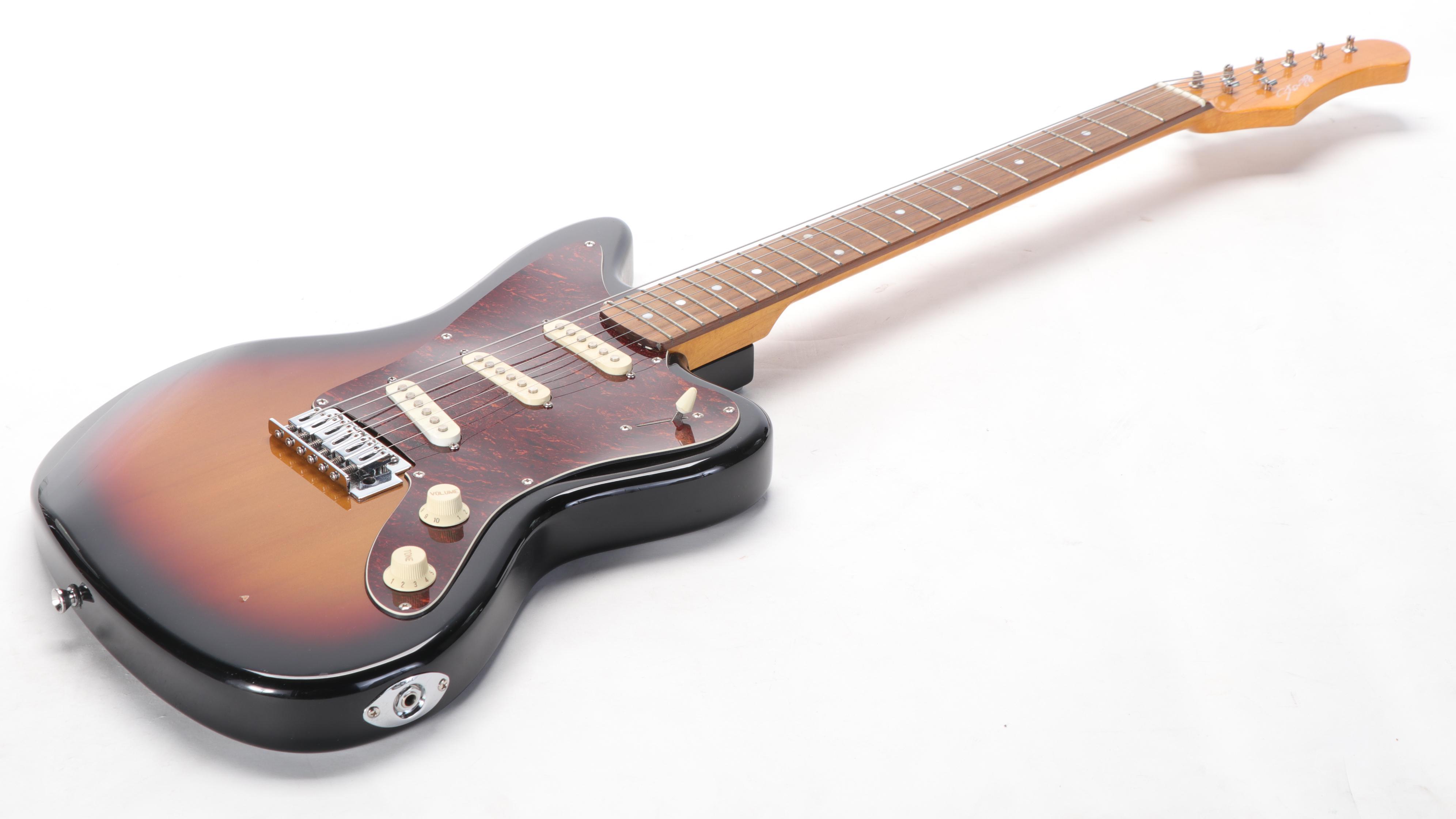 Stagg Electric Guitar with Case and Stand EBTH