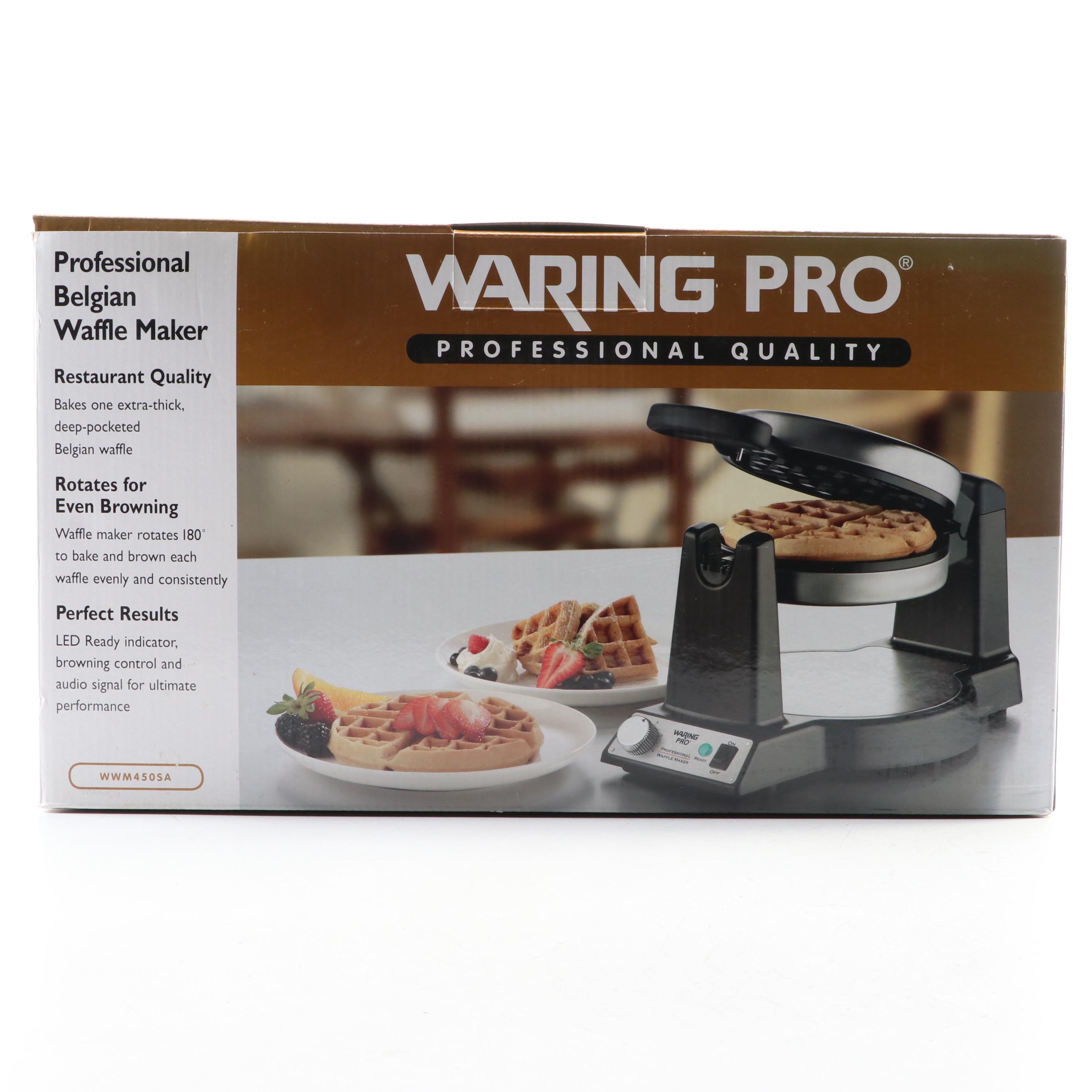 Waring Pro Professional Belgian Waffle Maker EBTH