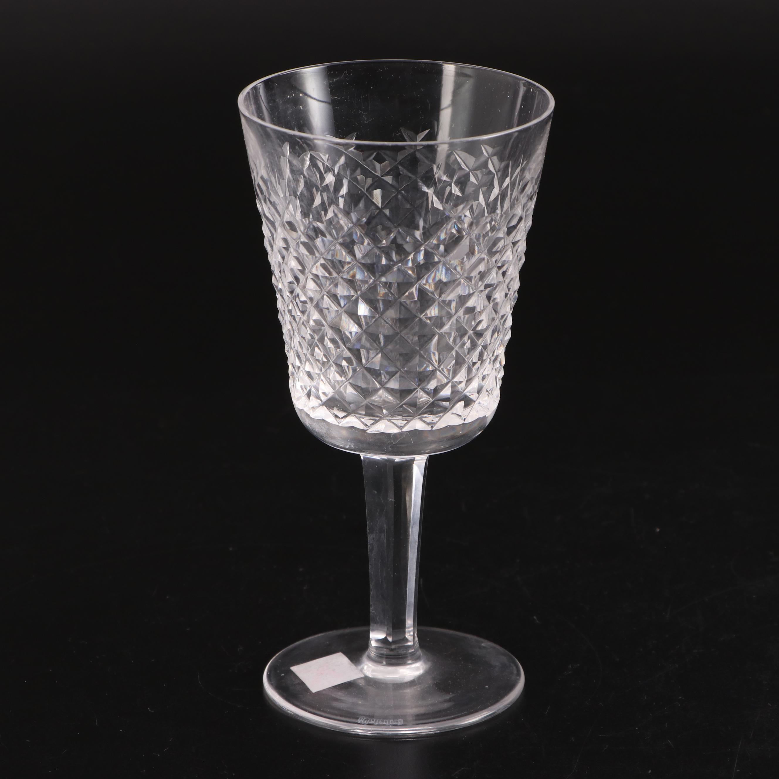Waterford Crystal "Alana" Water Goblets, Mid to Late 20th Century EBTH