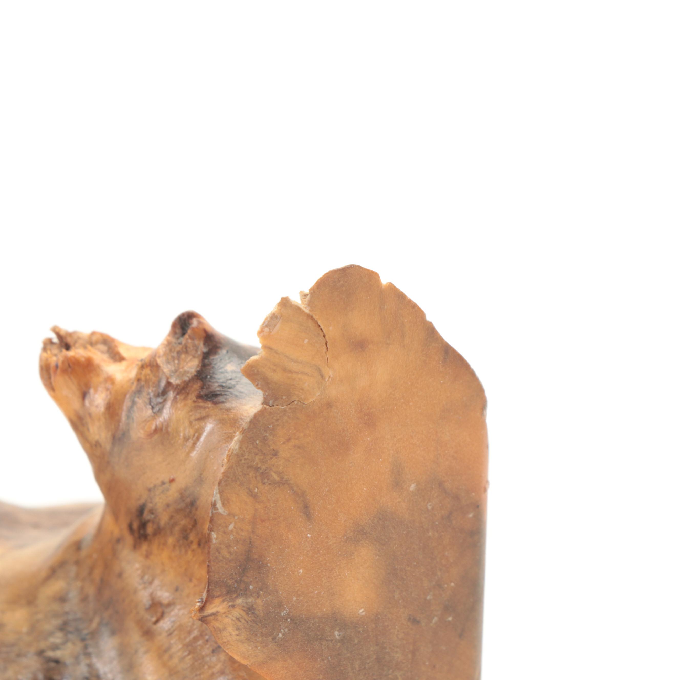 Jeff Vollmer Royal Woods Scroll Cut Burlwood Puzzle Box EBTH