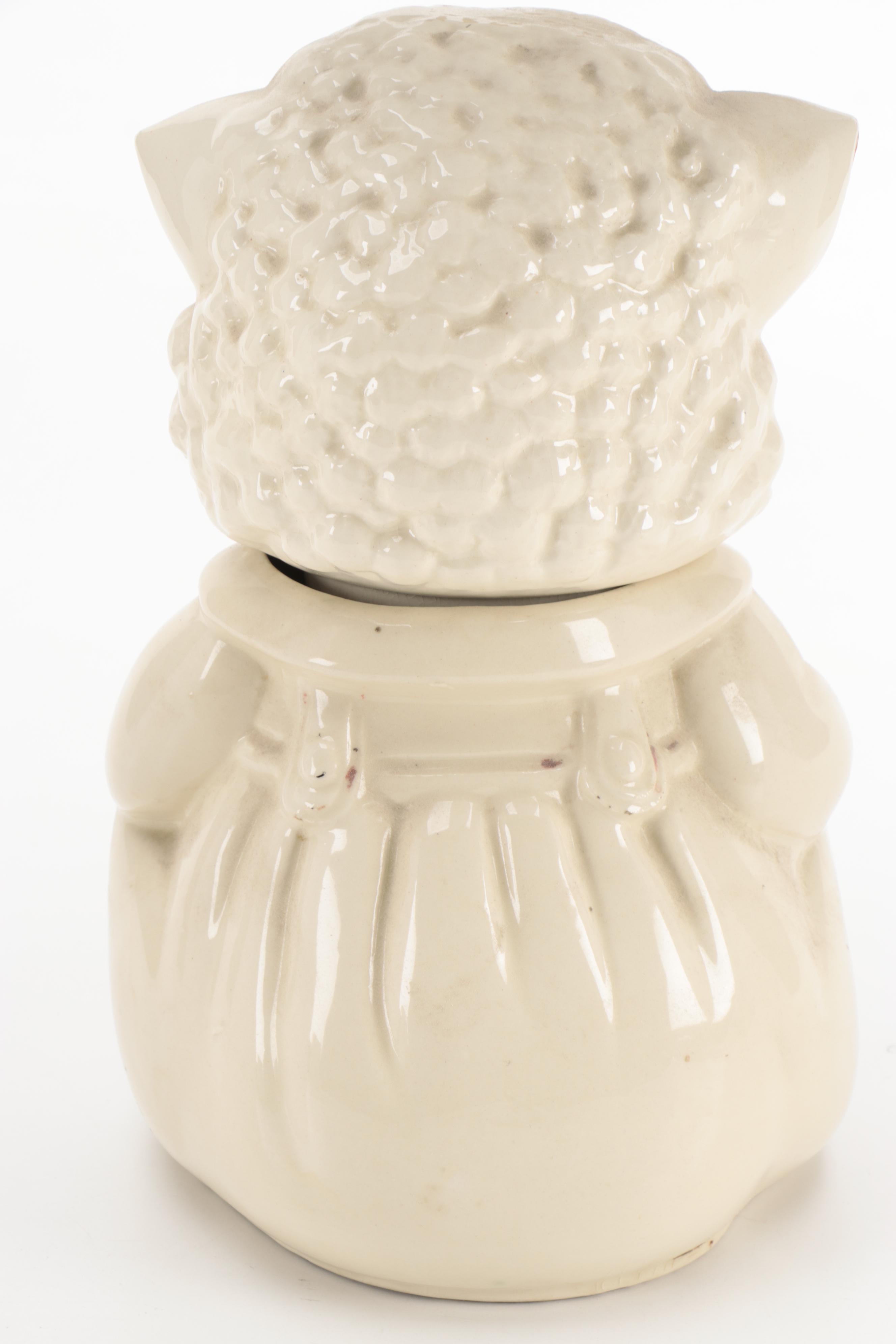 American Bisque Company Lamb Cookie Jar EBTH