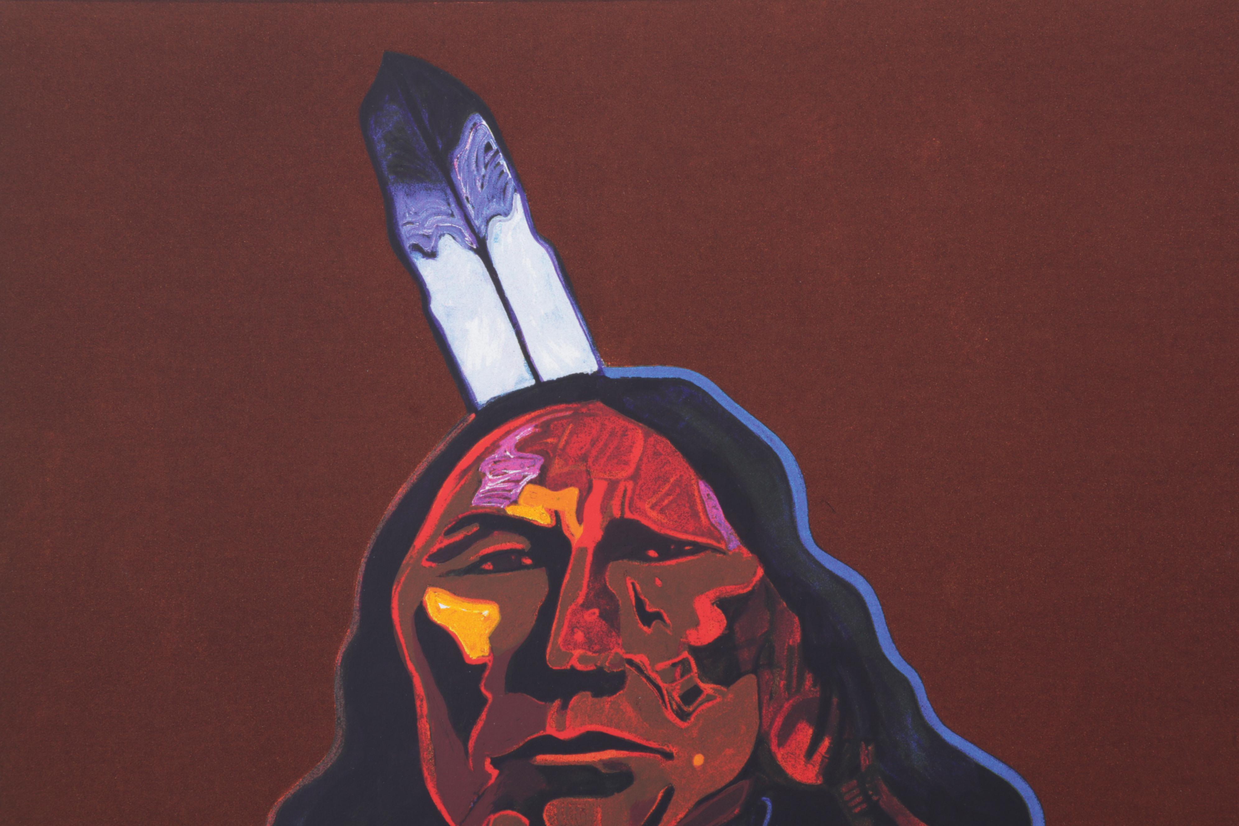 john-nieto-serigraph-white-bear-1996-ebth