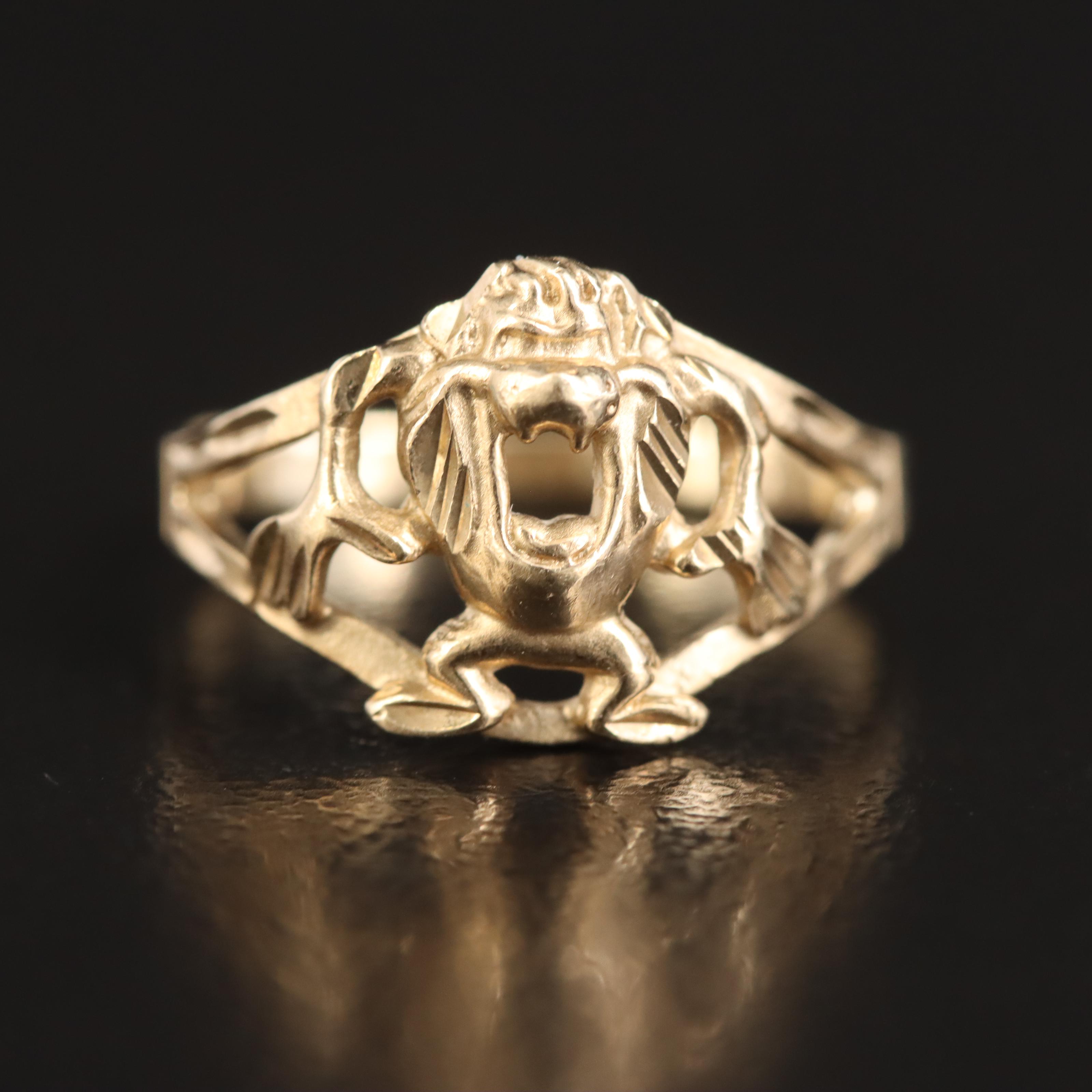 10K Cartoon Tasmanian Devil Ring | EBTH