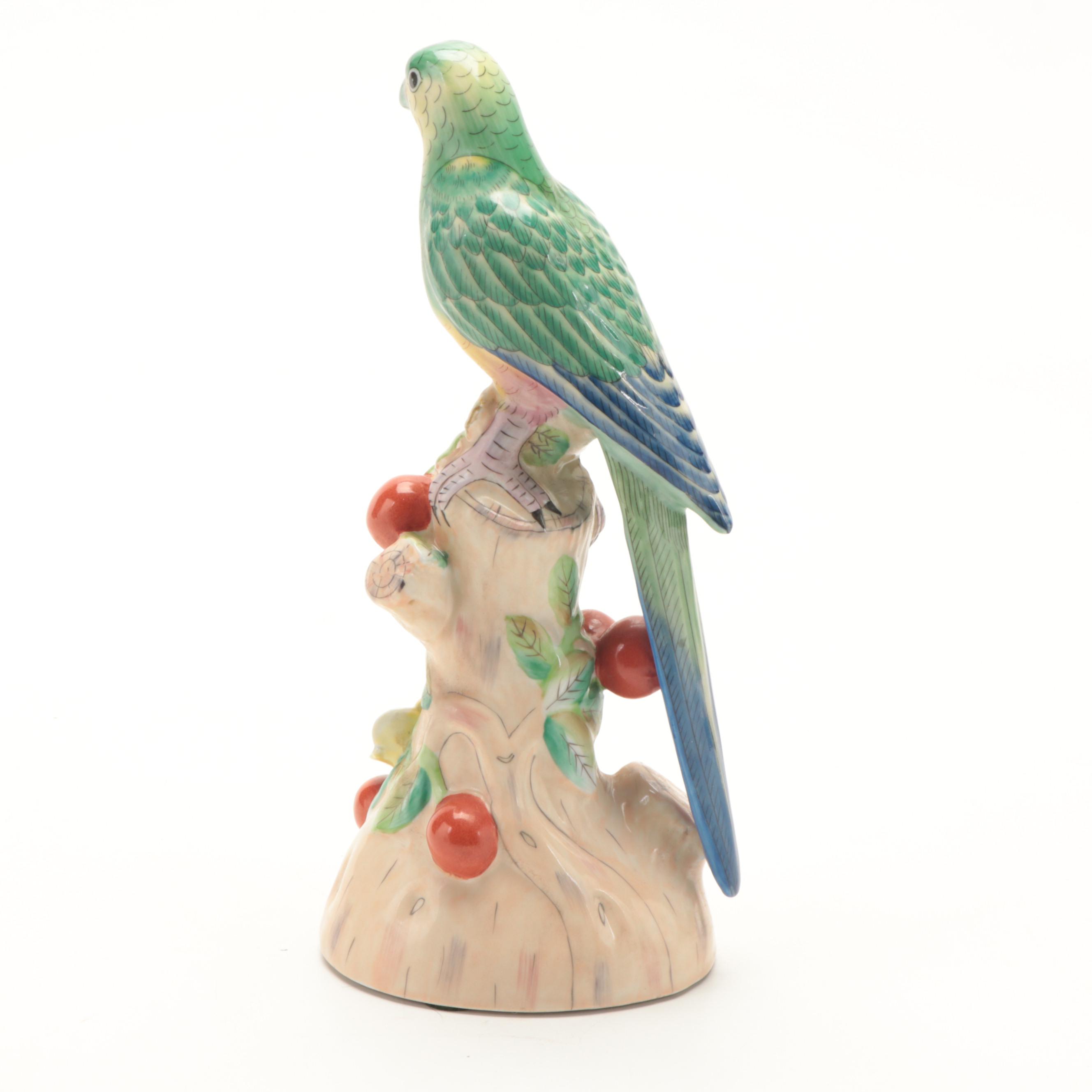 Chelsea House Porcelain Parakeet Figurine EBTH