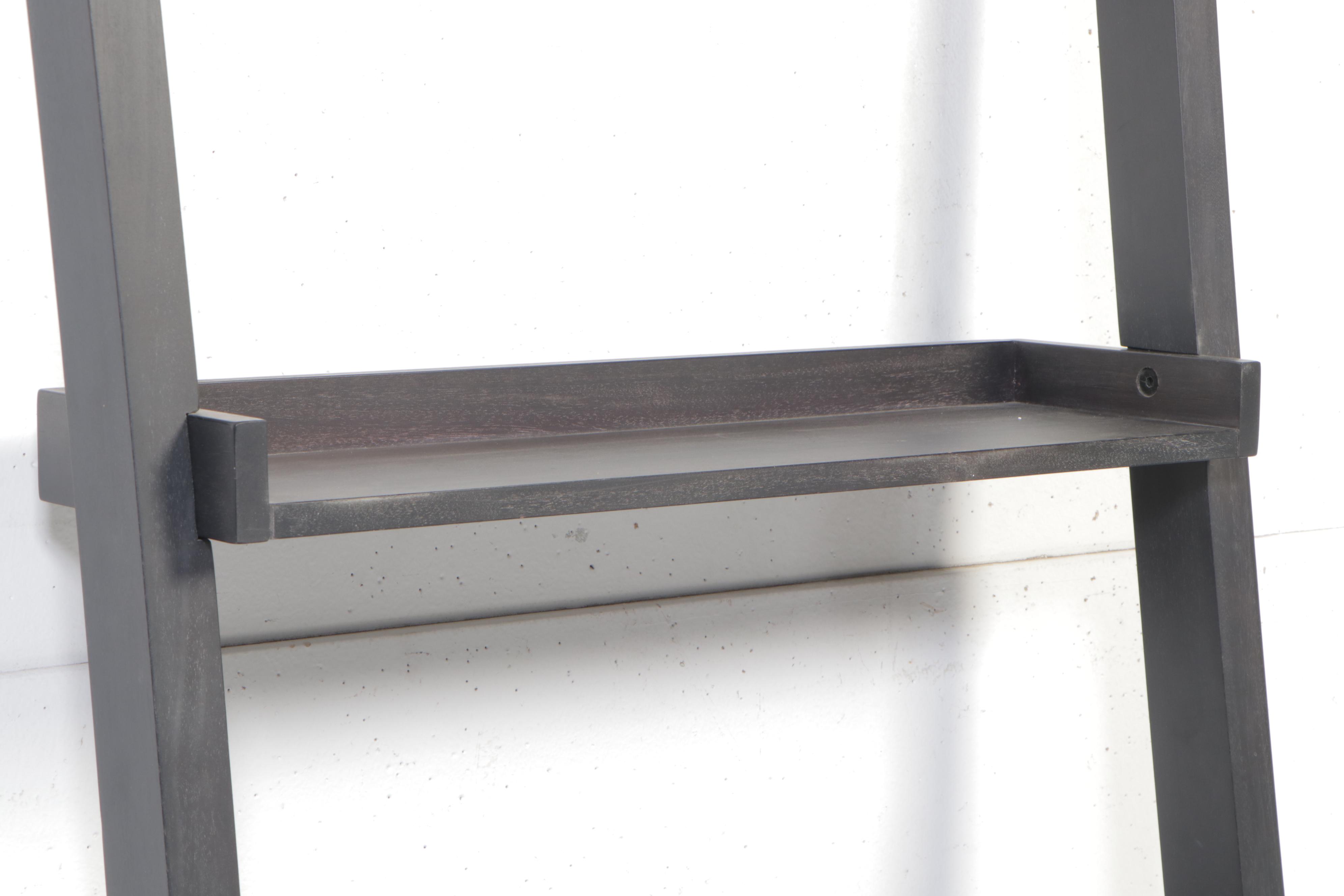 Crate & Barrel "Sloane" Leaning Wine Bar and Bookcase EBTH