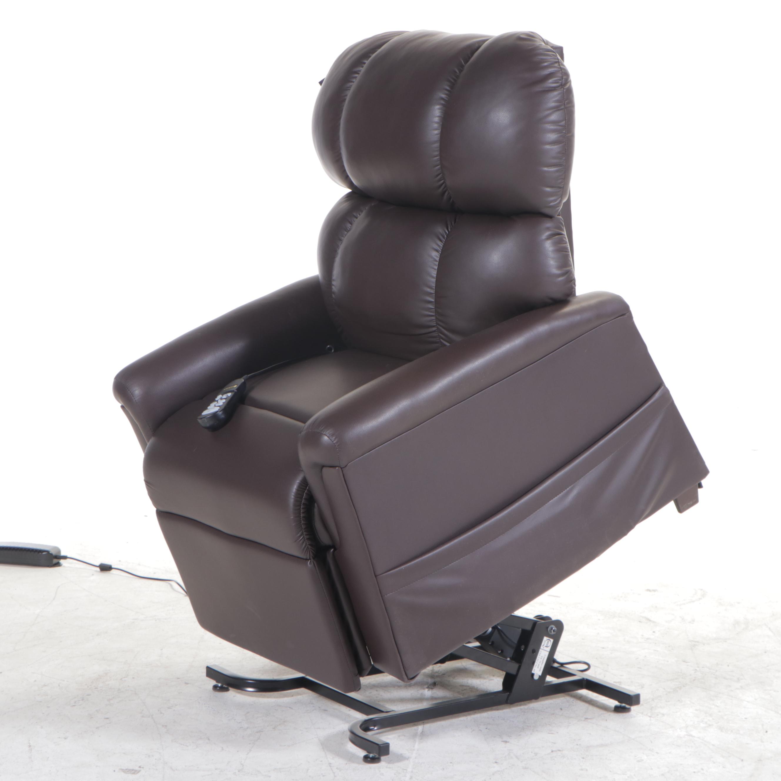 Golden Power Lift Electric Recliner Lounge Chair in Vinyl EBTH