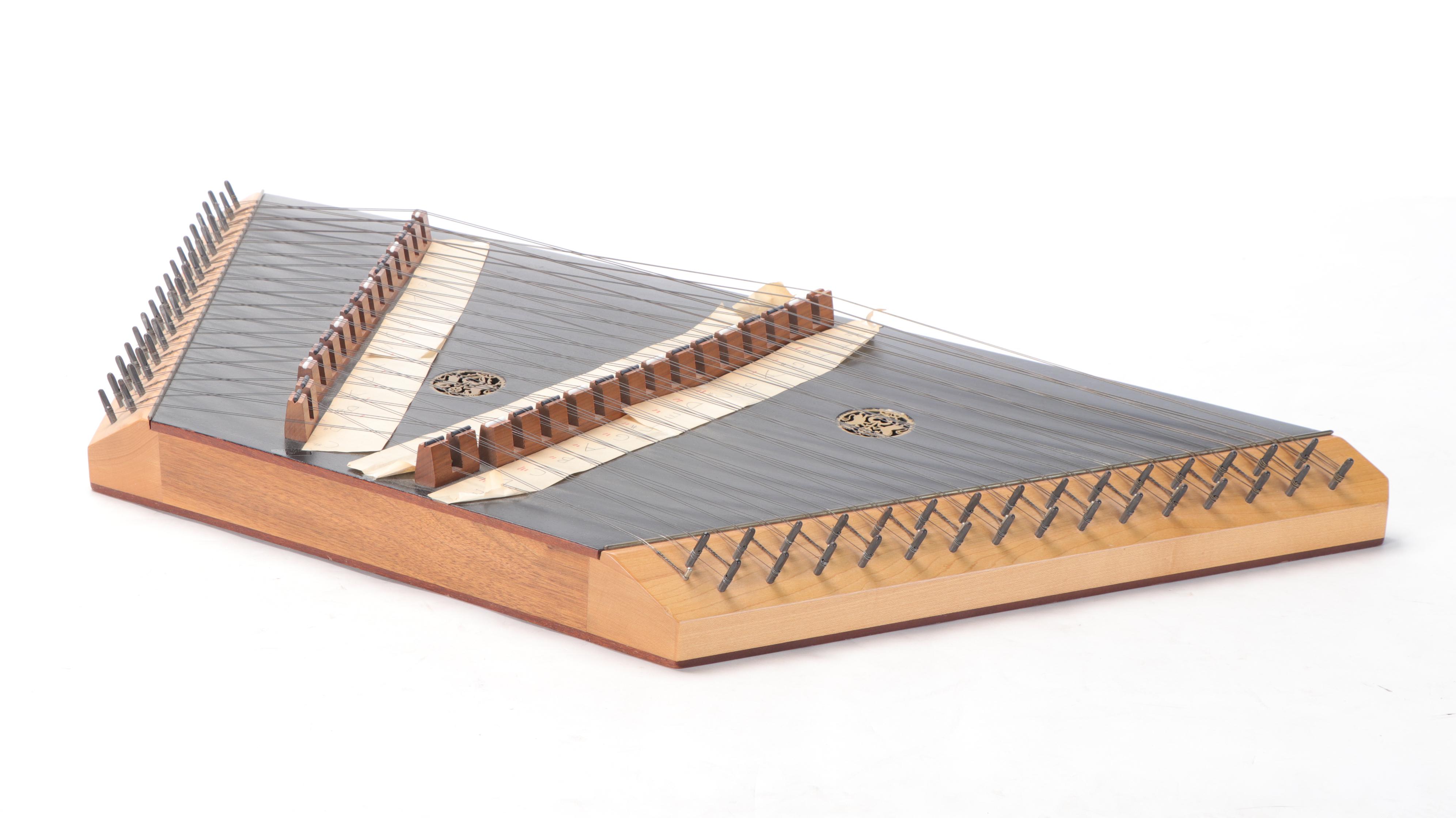 Hammer Dulcimer With Stand and Case EBTH