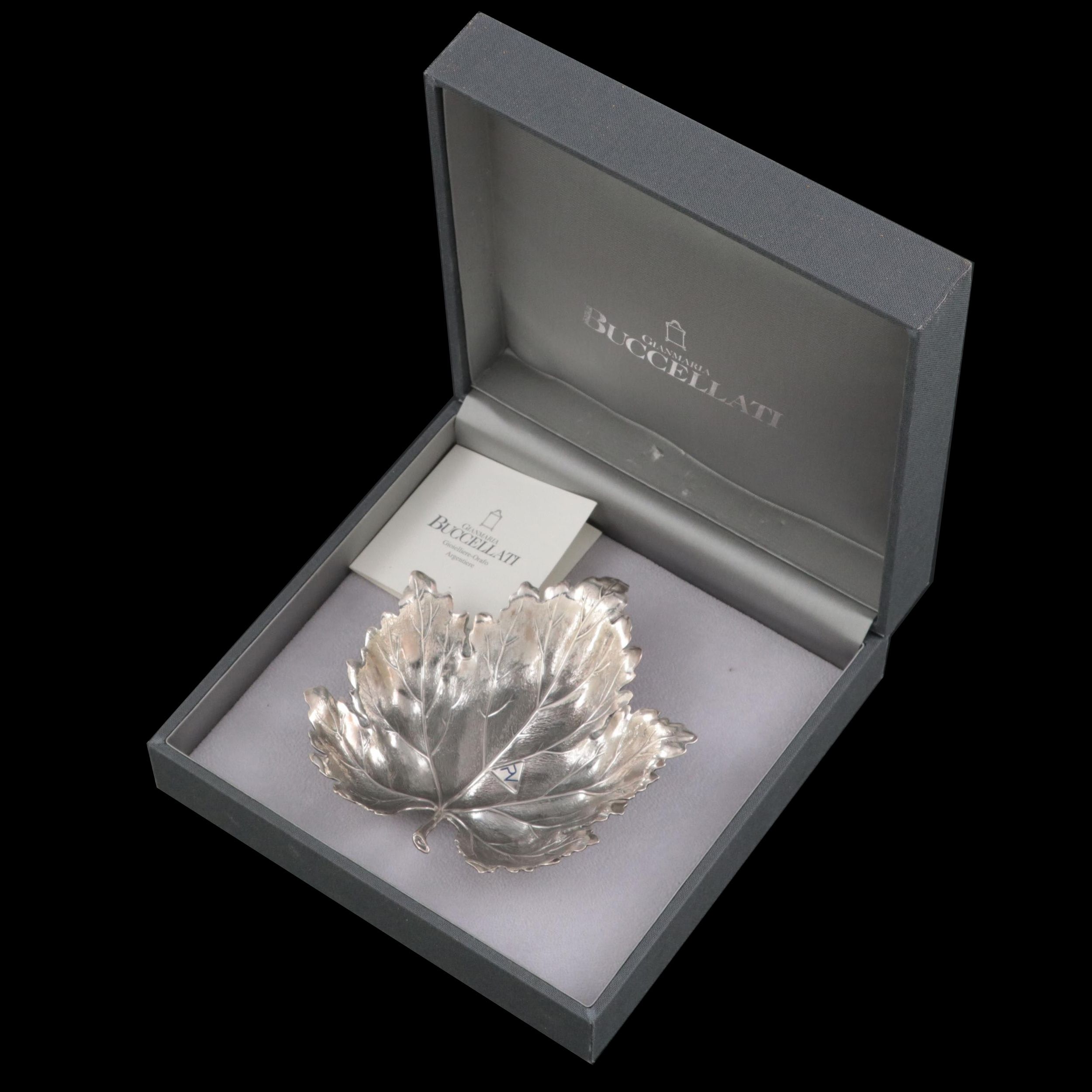 Buccellati Sterling Silver Vine Leaf Form Dish | EBTH
