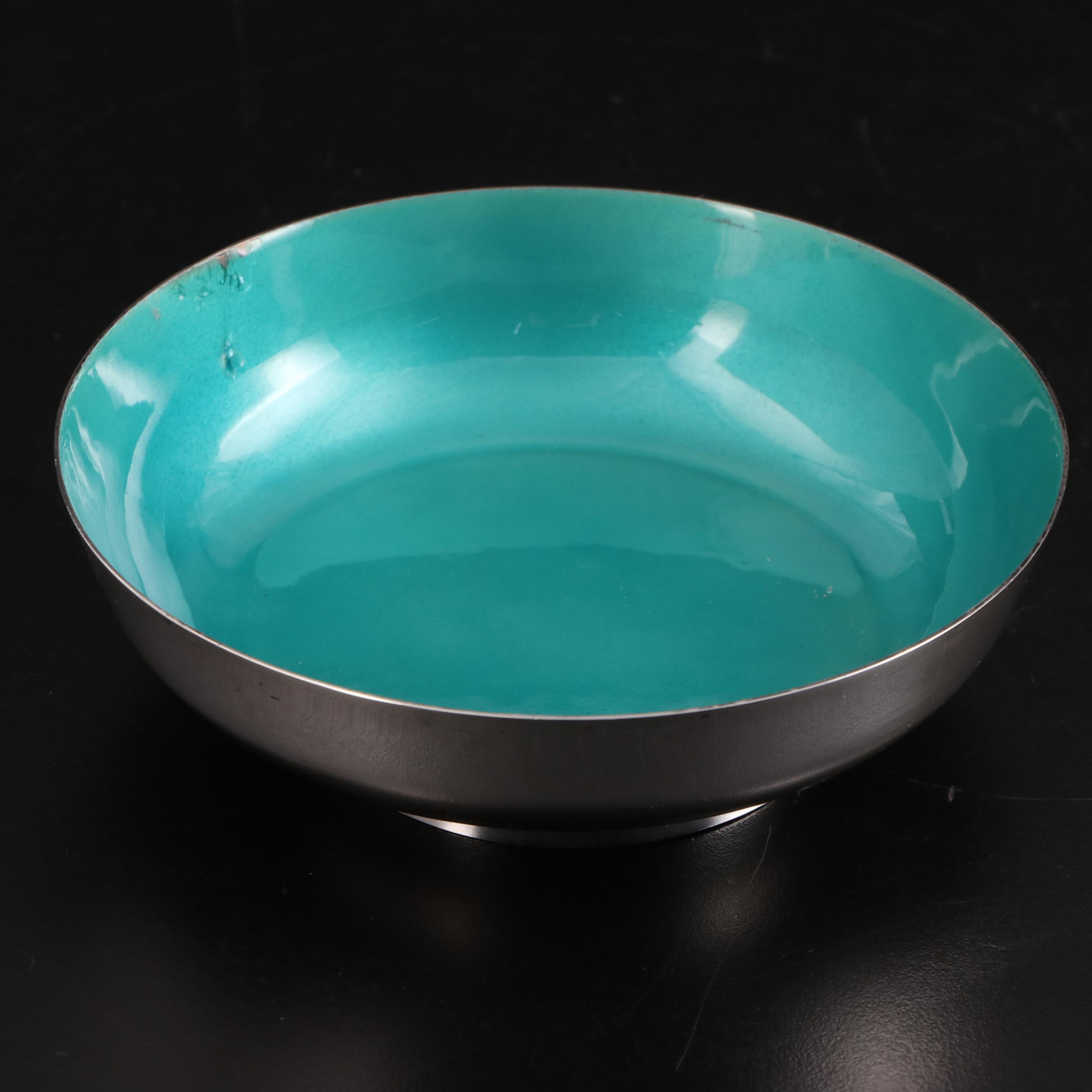 Towle and Old Newbury Crafters Enameled Sterling Silver Bowls EBTH