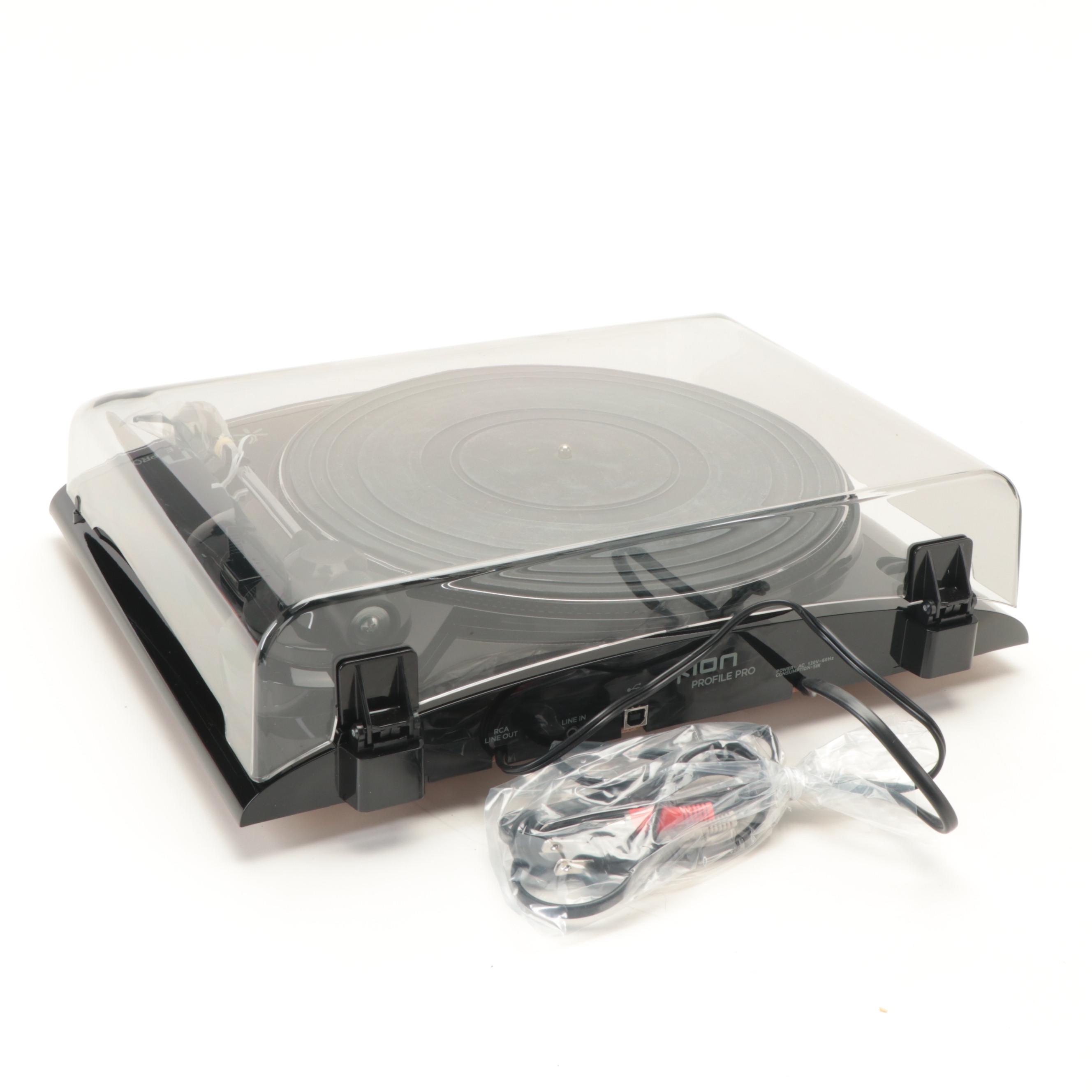 Ion Profile Pro USB Turntable with Vinyl/Tape Audio Converter, 2010 EBTH
