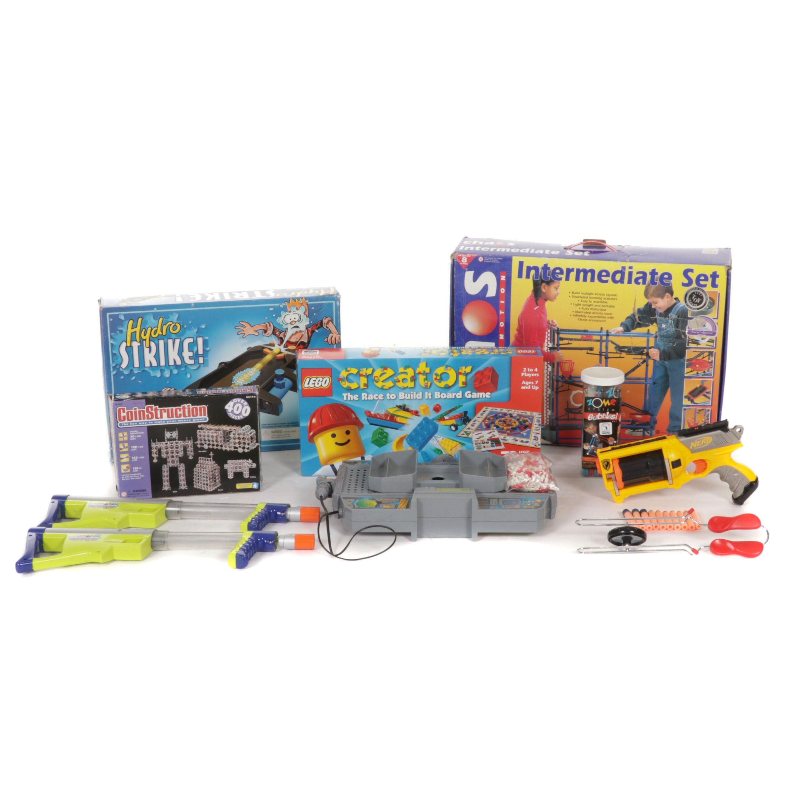 Lego Creator Board Game With Nerf Gun, Construction Toys and Board