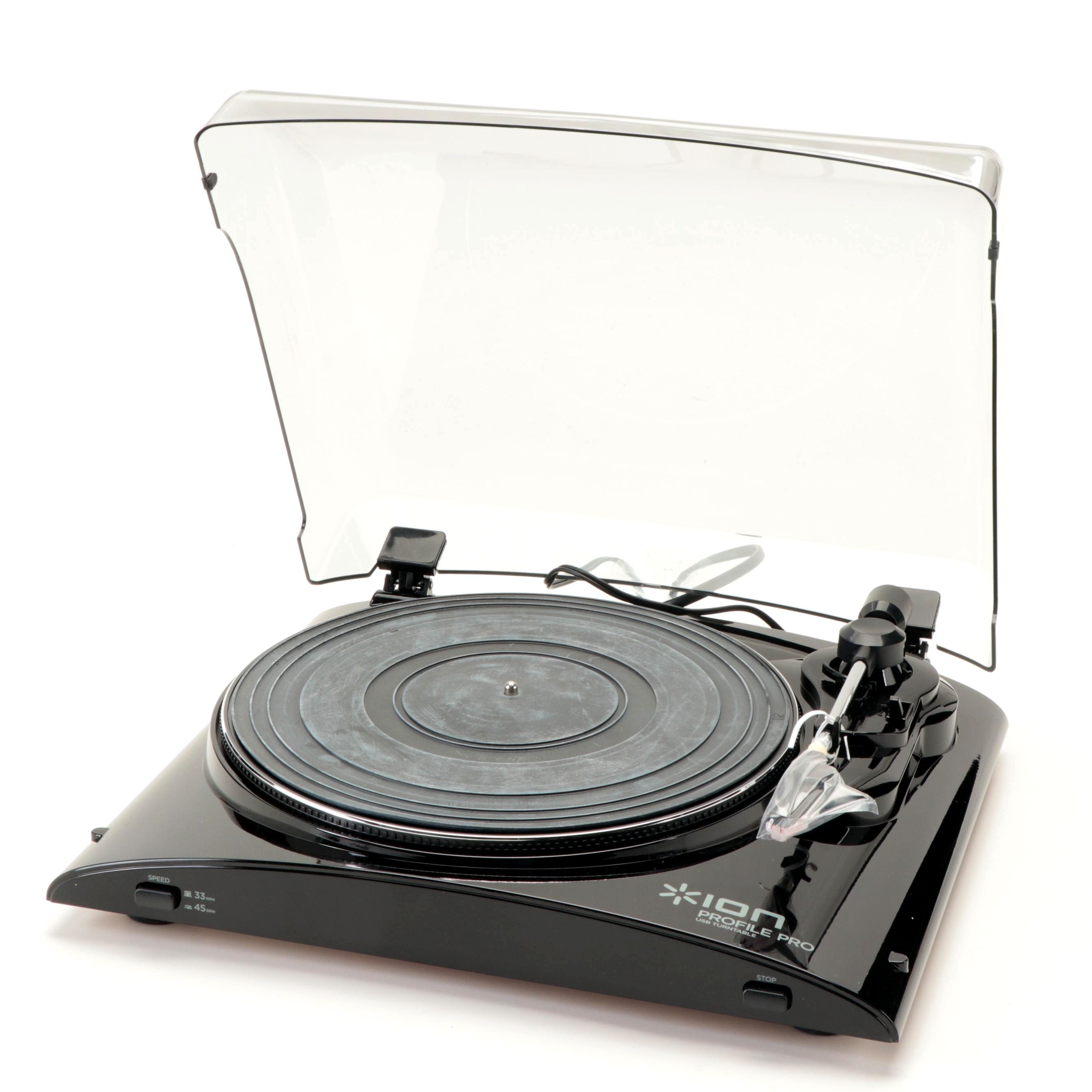 Ion Profile Pro USB Turntable with Vinyl/Tape Audio Converter, 2010 EBTH