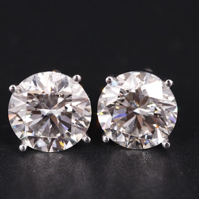 14K 5.95 CTW Lab Grown Diamond Stud Earrings