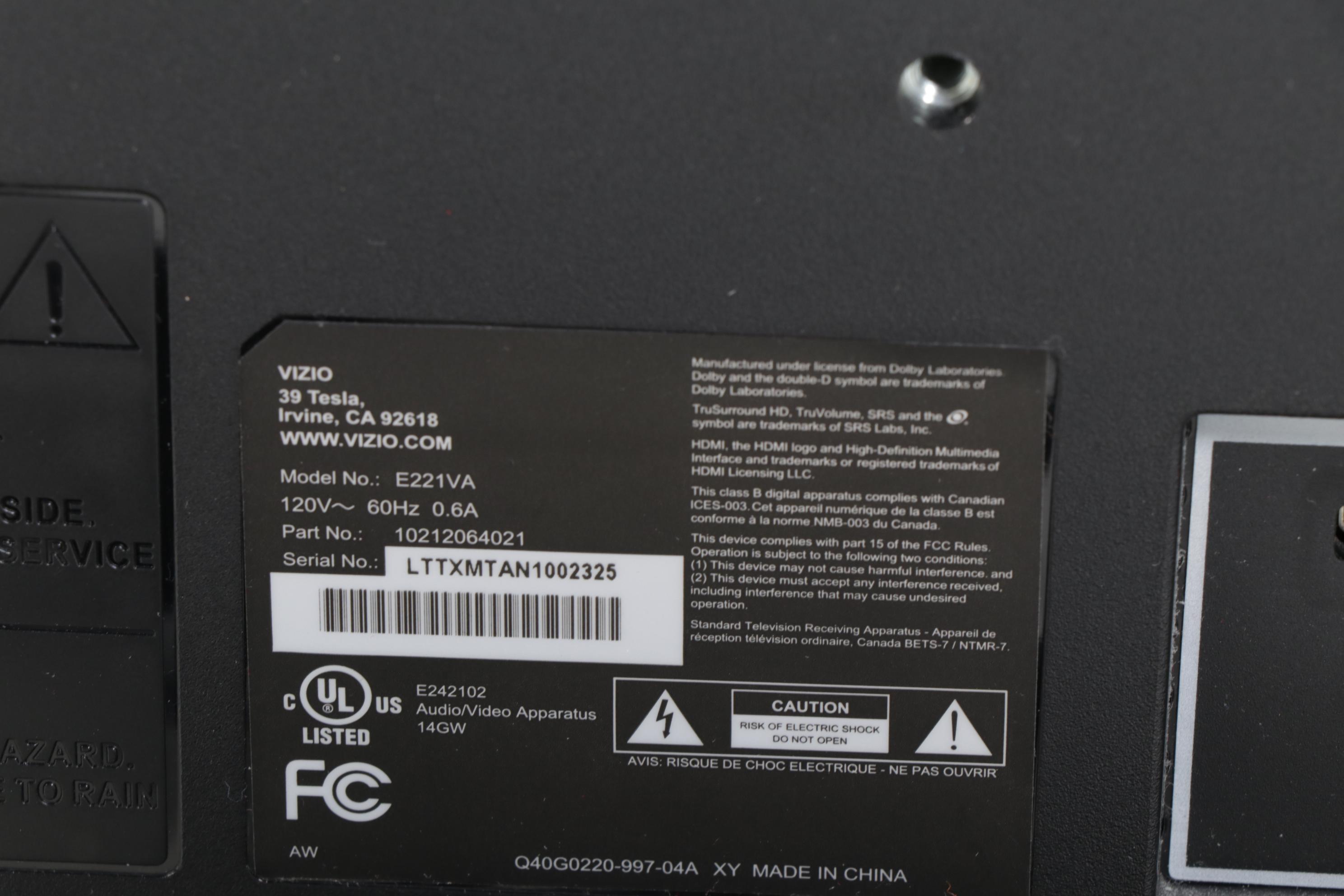 Vizio 47" M470SL and 22" Razor LED Smart Televisions with Tiered Glass