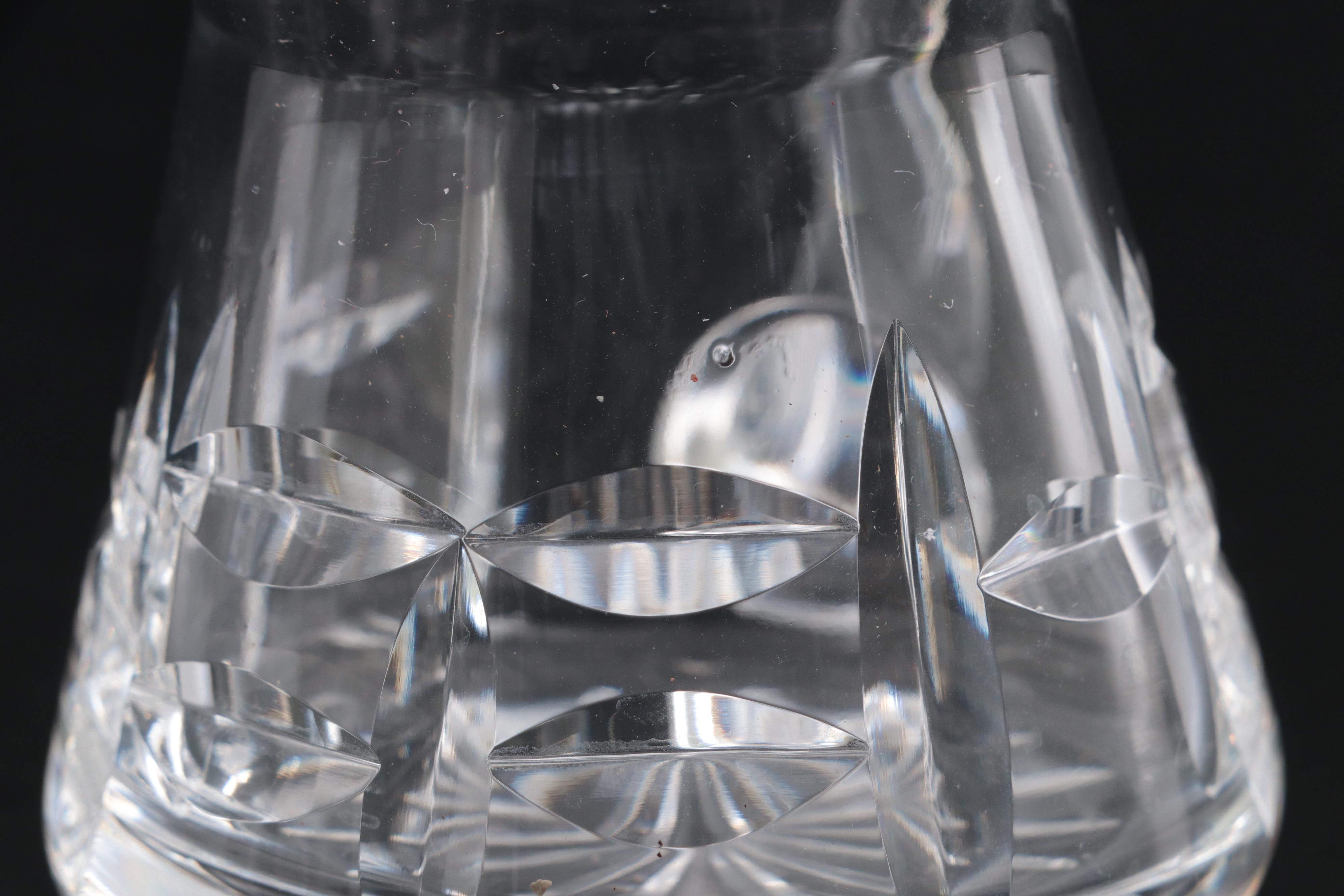 Waterford Crystal Open Sugar and Creamer, Late 20th Century EBTH