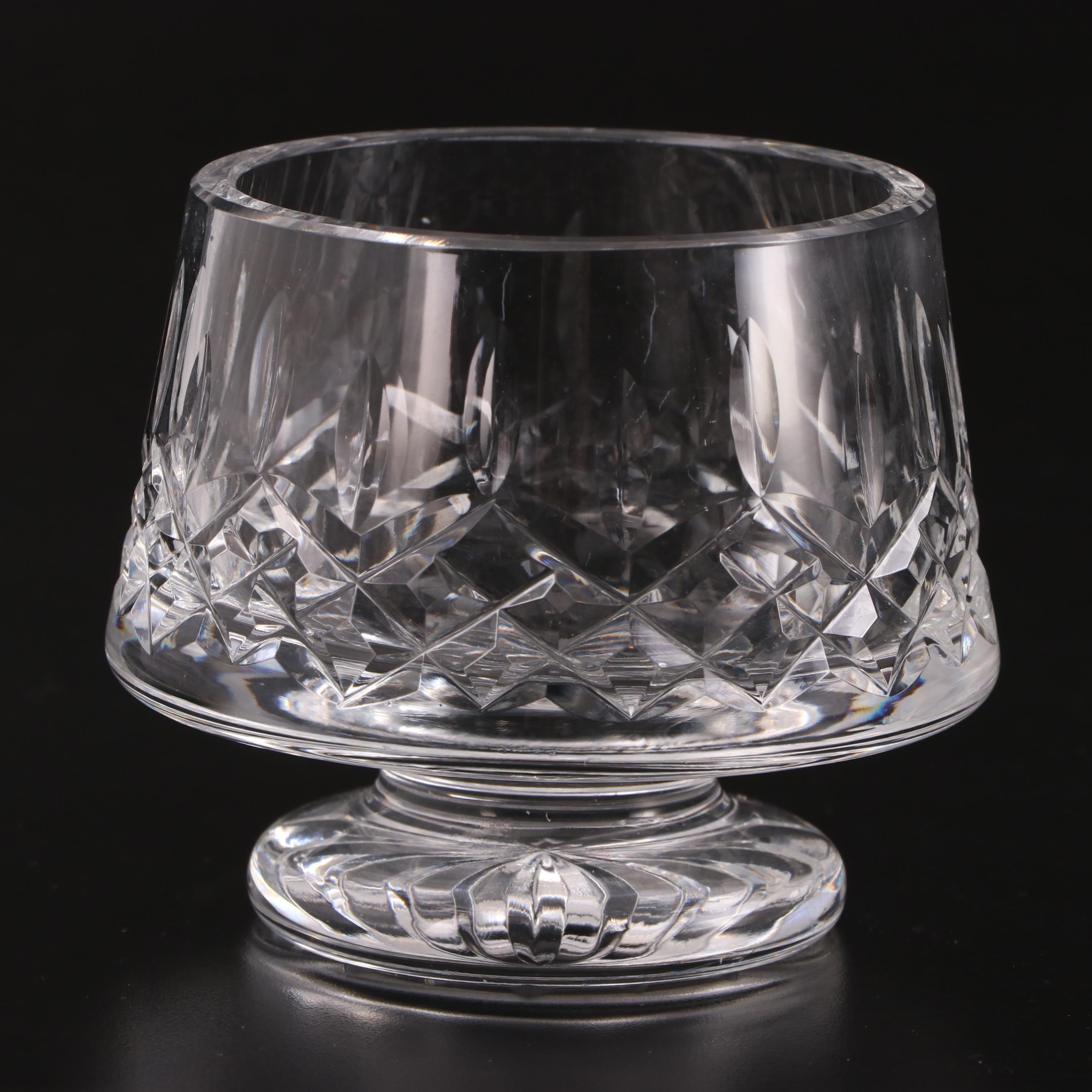 Waterford Crystal "Lismore" Creamer and Open Sugar with Bud Vase EBTH